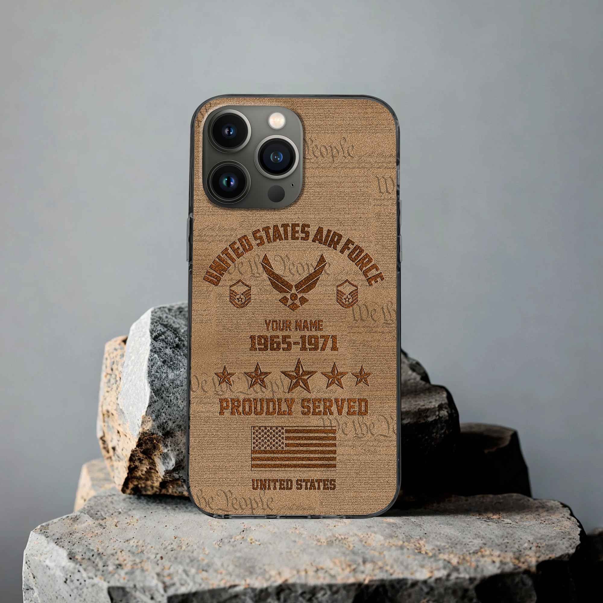 USAF Custom Phone Case VPVC503404, Gifts For Air Force Veteran, Best Gifts On Father's Day, Armed Forces Day, Independence Day, Veterans Day.