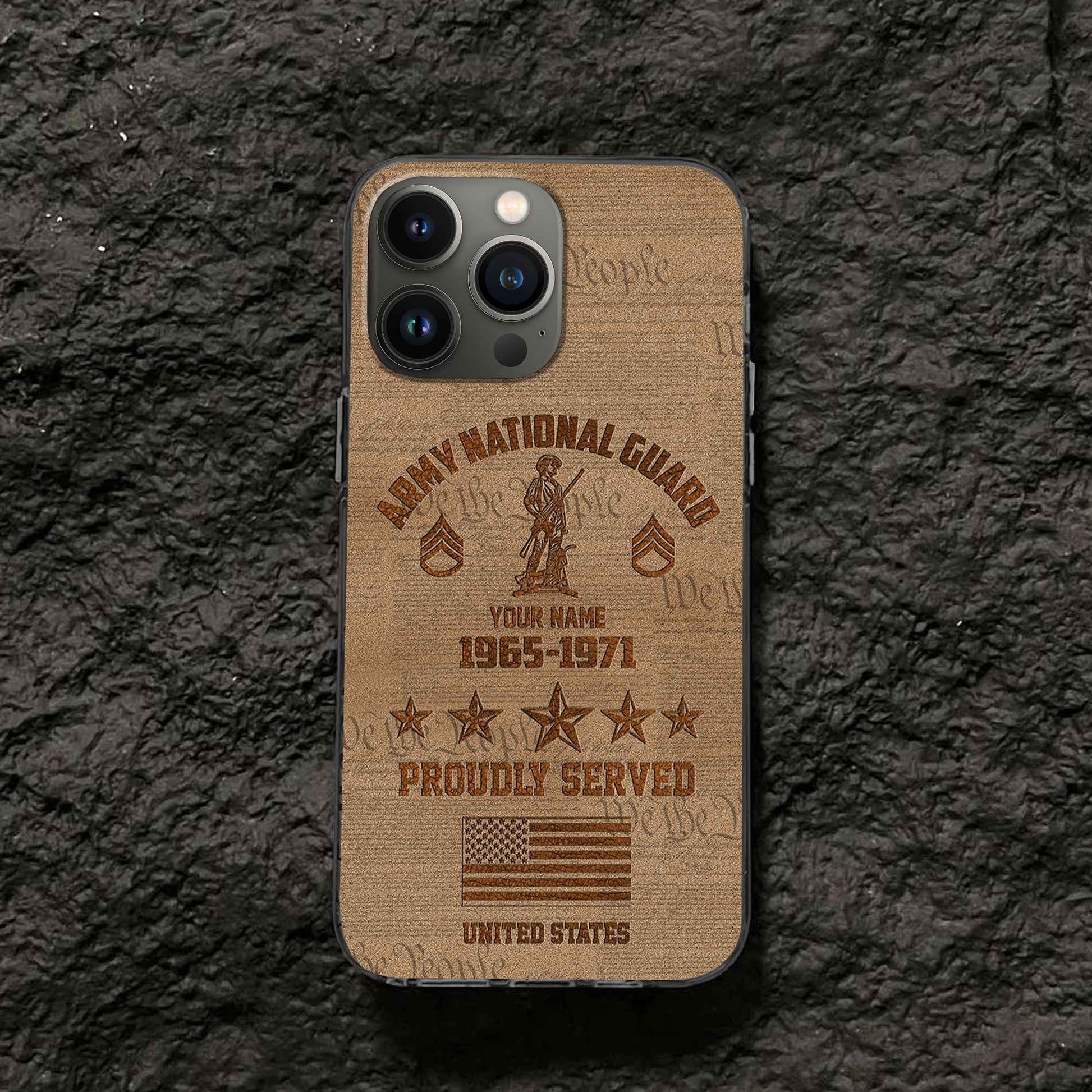 US Army National Guard Custom Phone Case VPVC503408, Gifts For Army National Guard Veteran, Best Gifts On Father's Day, Armed Forces Day, Independence Day, Veterans Day.