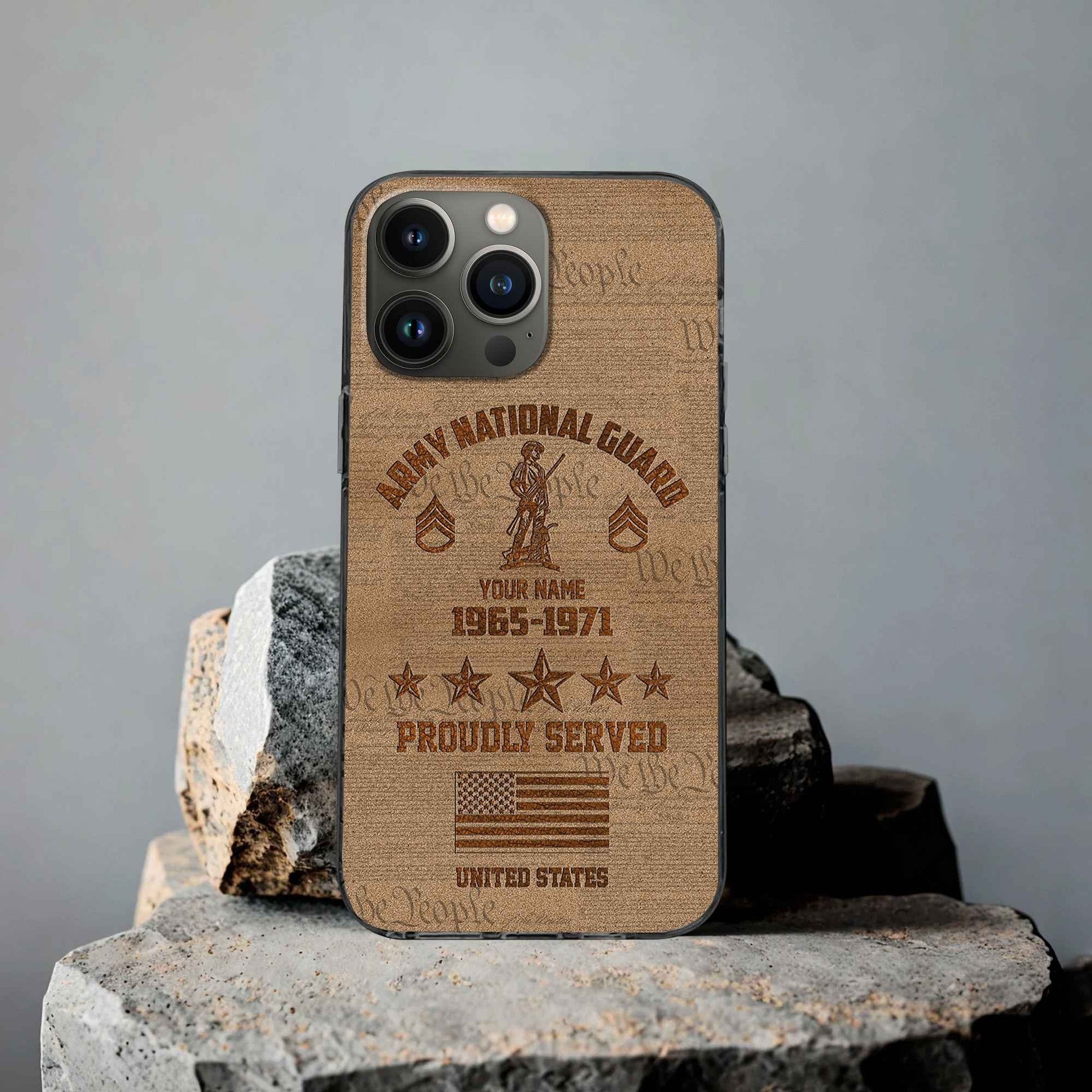 US Army National Guard Custom Phone Case VPVC503408, Gifts For Army National Guard Veteran, Best Gifts On Father's Day, Armed Forces Day, Independence Day, Veterans Day.