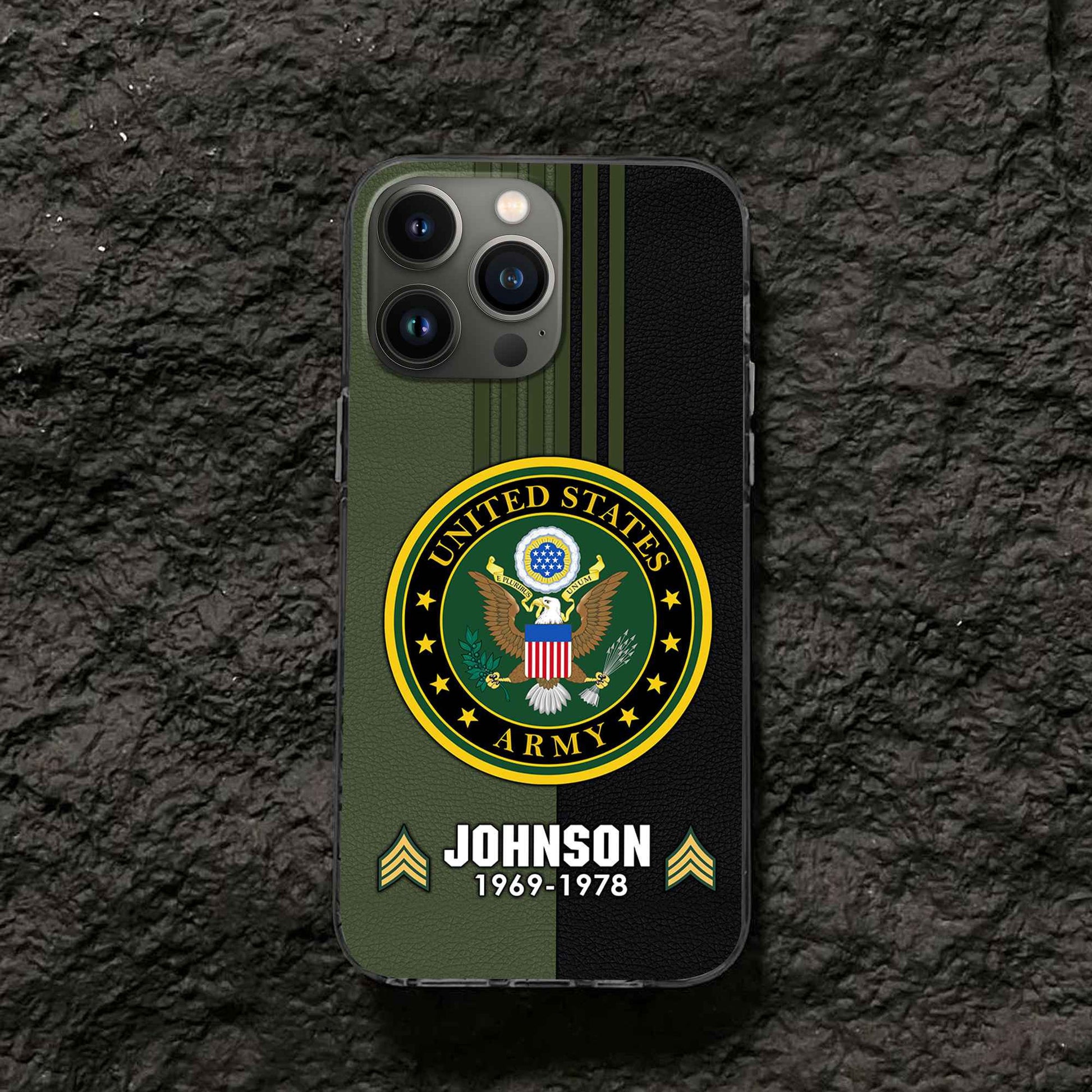 Premium Custom US Army Phone Case VPVC503601, Gifts For Army Veteran, Gifts For Dad, For Husband, Best Gifts On Father's Day, Armed Forces Day, Independence Day, Veterans Day.