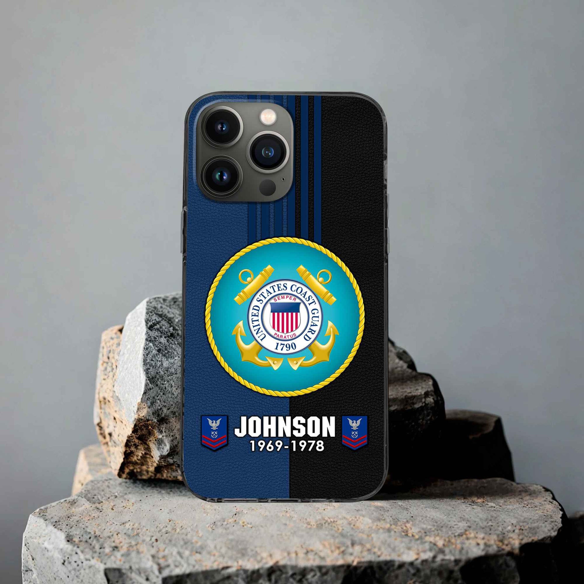 Premium Custom USCG Phone Case VPVC503605, Gifts For Coast Guard Veteran, Gifts For Dad, For Husband, Best Gifts On Father's Day, Armed Forces Day, Independence Day, Veterans Day.