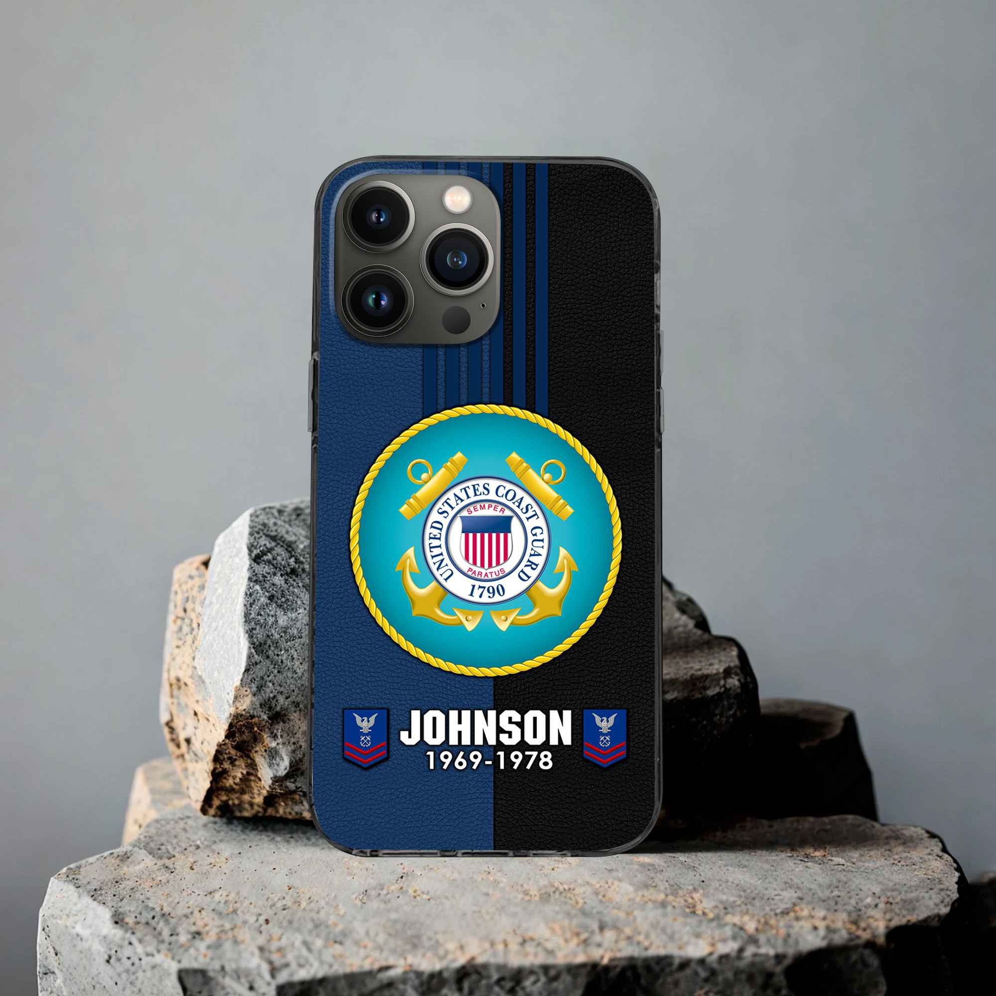 Premium Custom USCG Phone Case VPVC503605, Gifts For Coast Guard Veteran, Gifts For Dad, For Husband, Best Gifts On Father's Day, Armed Forces Day, Independence Day, Veterans Day.