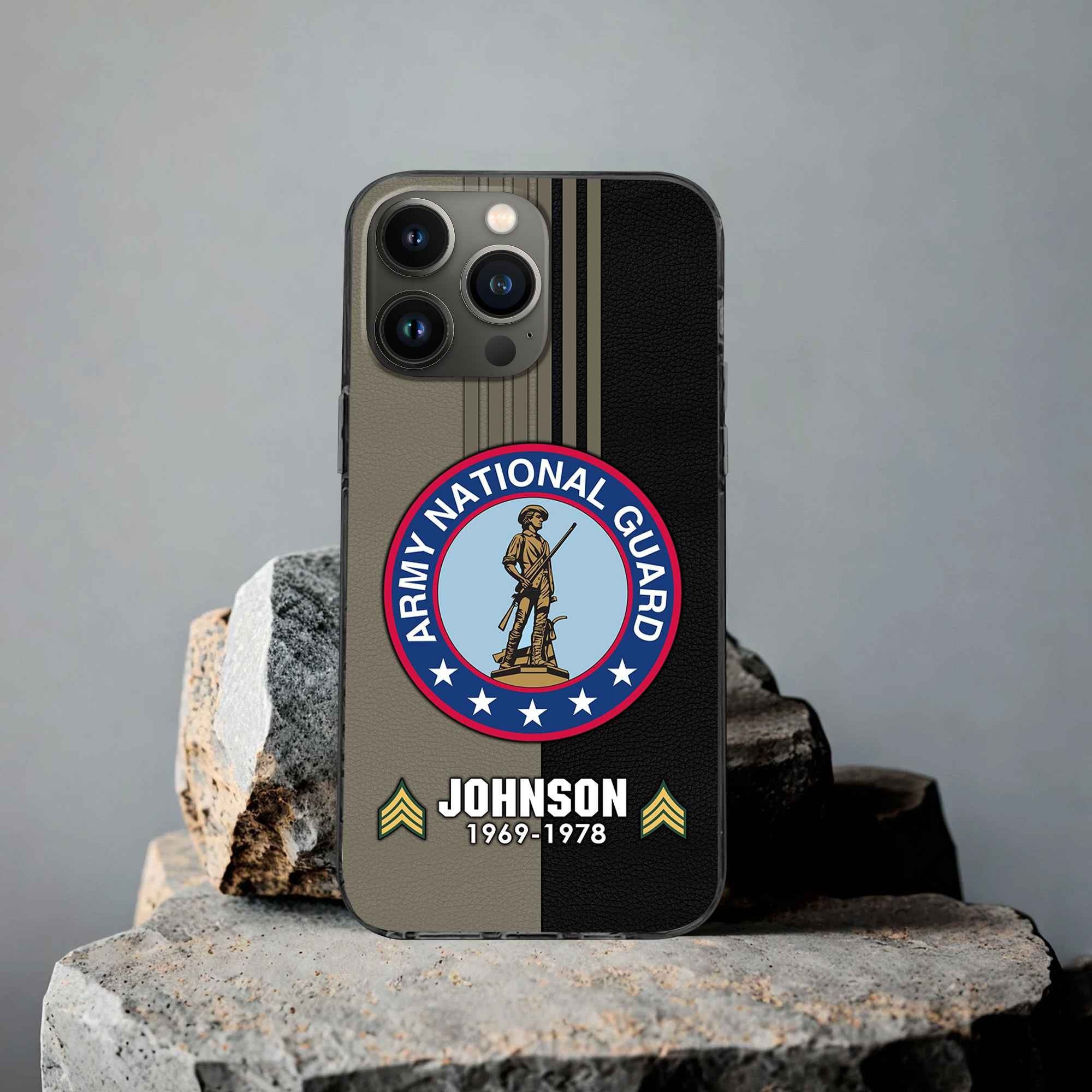 Premium Custom US Army National Guard Phone Case VPVC503608, Gifts For Army National Guard Veteran, Gifts For Dad, For Husband, Best Gifts On Father's Day, Armed Forces Day, Independence Day, Veterans Day.