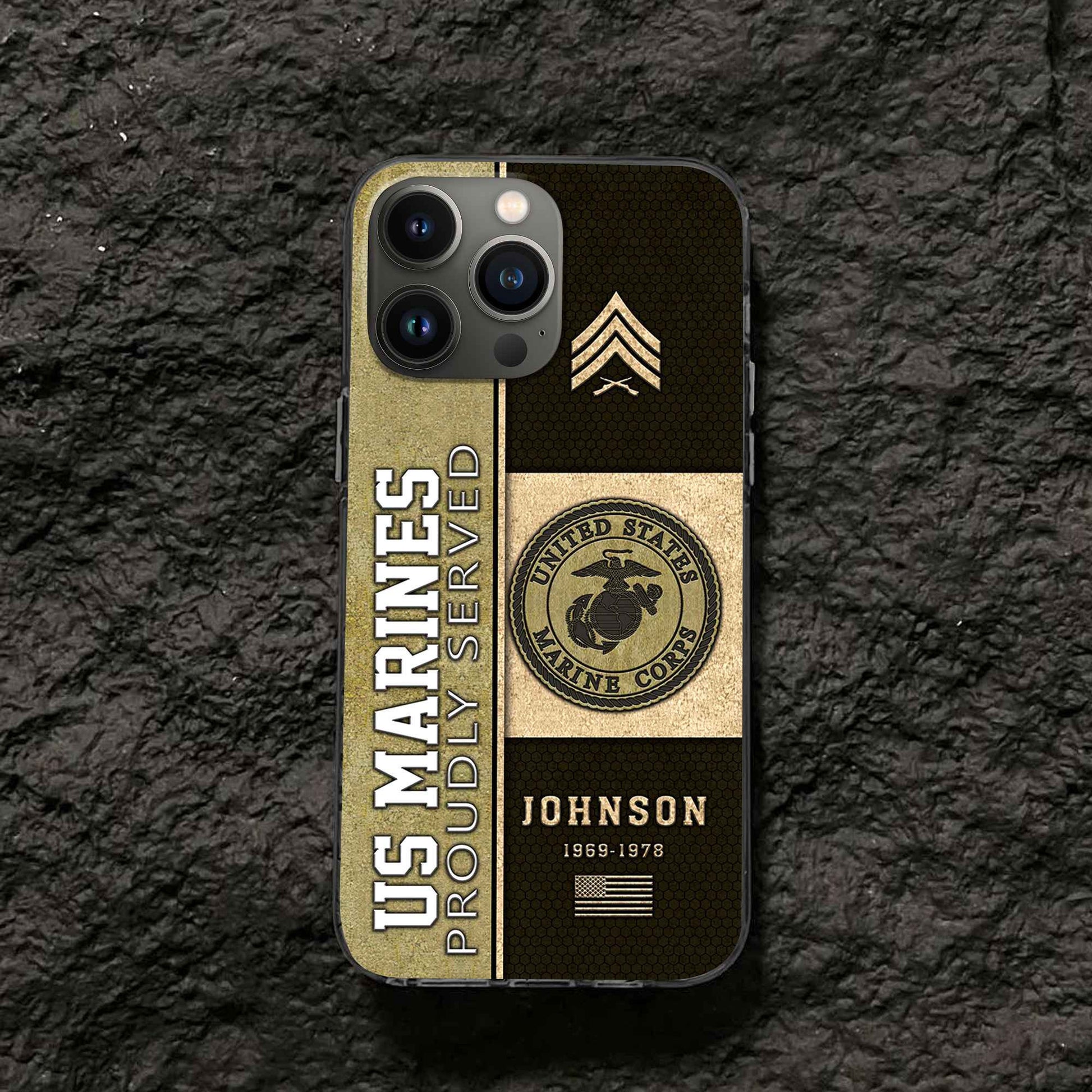 USMC Custom Phone Case VPVC503903, Gifts For Marine Veteran, Best Gifts On Father's Day, Armed Forces Day, Independence Day, Veterans Day.