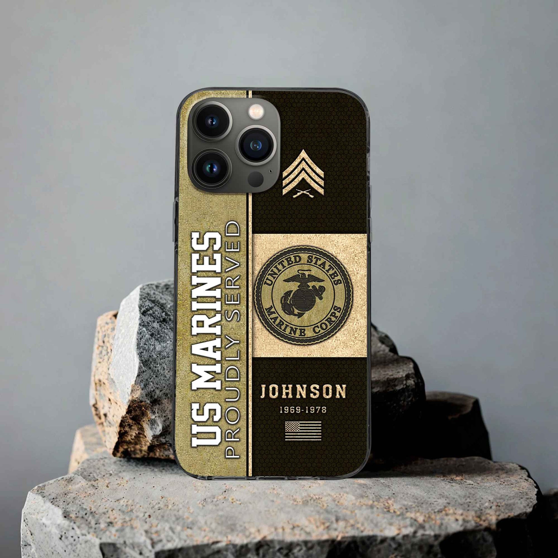 USMC Custom Phone Case VPVC503903, Gifts For Marine Veteran, Best Gifts On Father's Day, Armed Forces Day, Independence Day, Veterans Day.