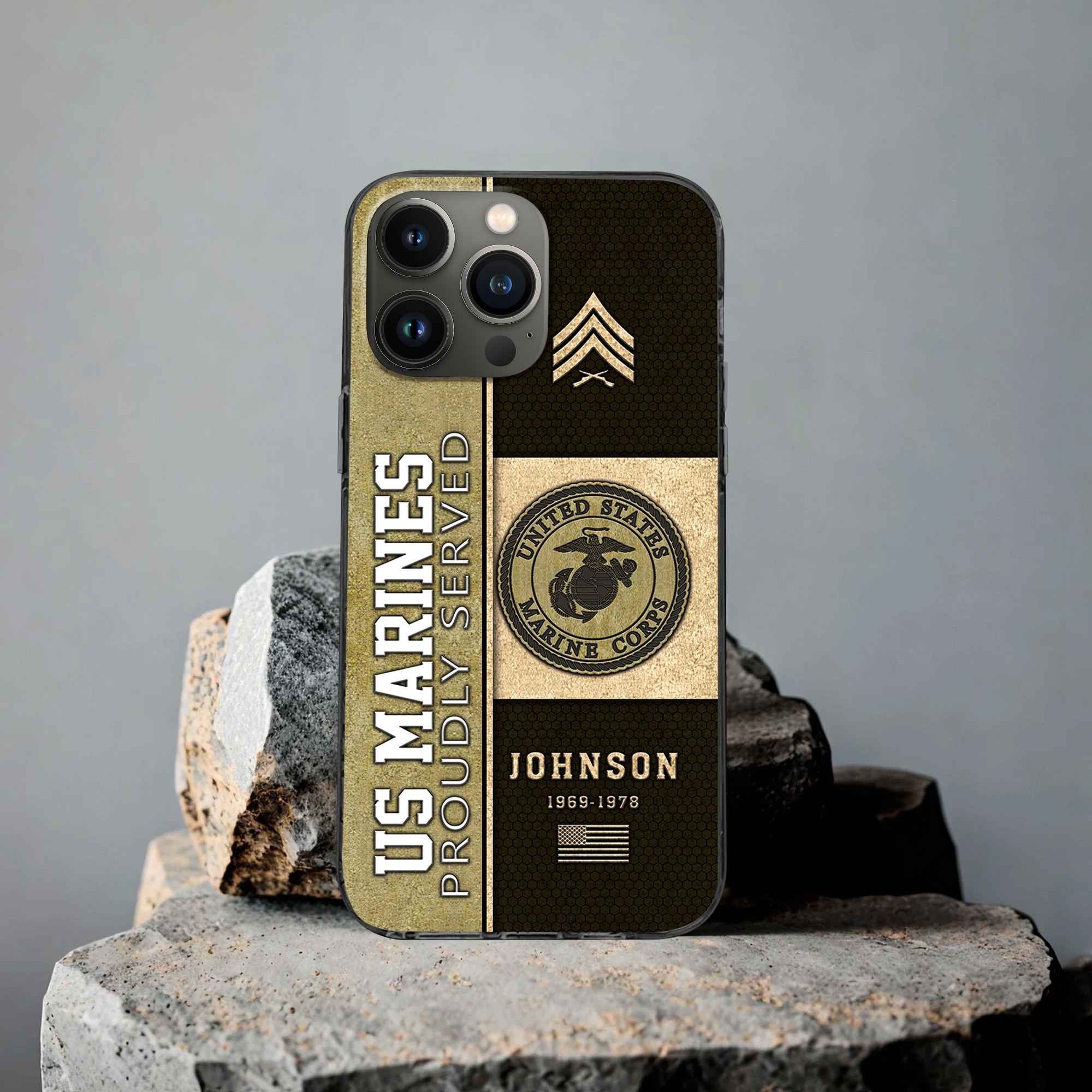 USMC Custom Phone Case VPVC503903, Gifts For Marine Veteran, Best Gifts On Father's Day, Armed Forces Day, Independence Day, Veterans Day.