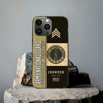 US Army National Guard Custom Phone Case VPVC503908, Gifts For Army National Guard Veteran, Best Gifts On Father's Day, Armed Forces Day, Independence Day, Veterans Day.