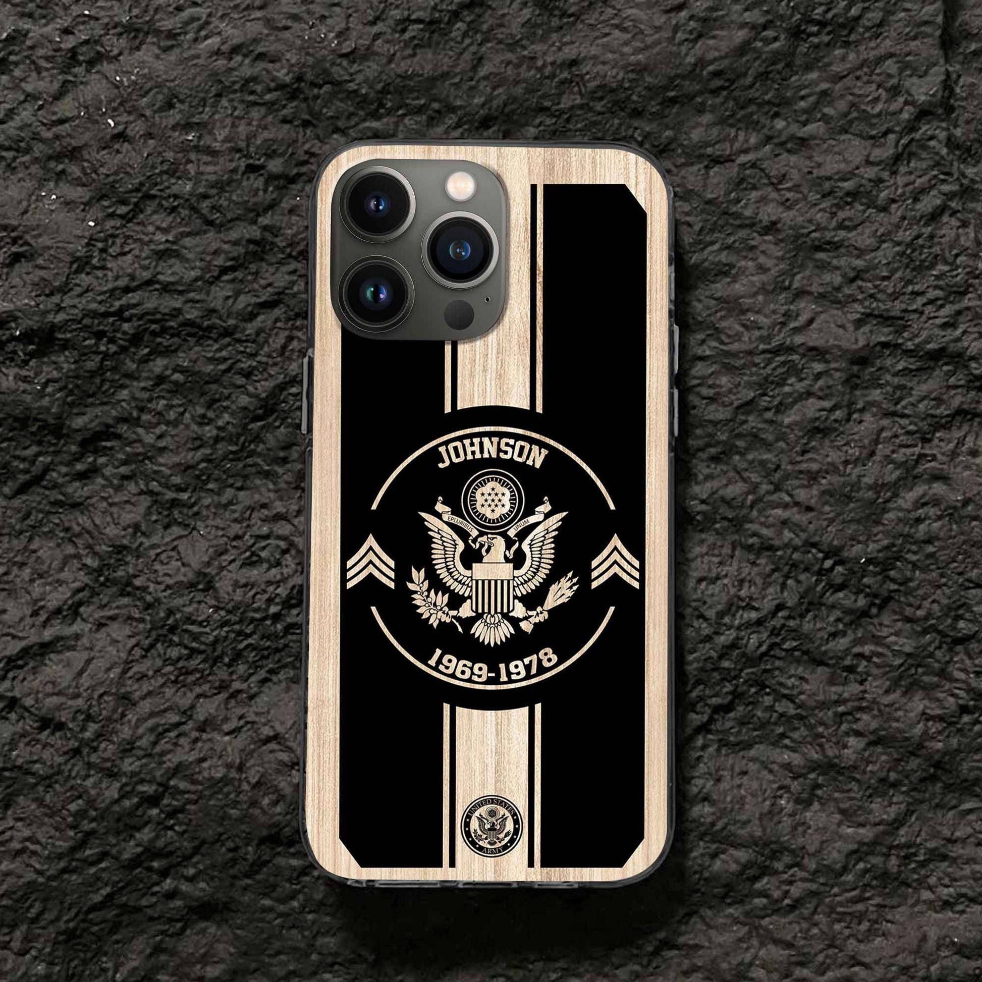 Premium Custom US Army Phone Case VPVC504101, Gifts For Army Veteran, Gifts For Dad, For Husband, Best Gifts On Father's Day, Armed Forces Day, Independence Day, Veterans Day.