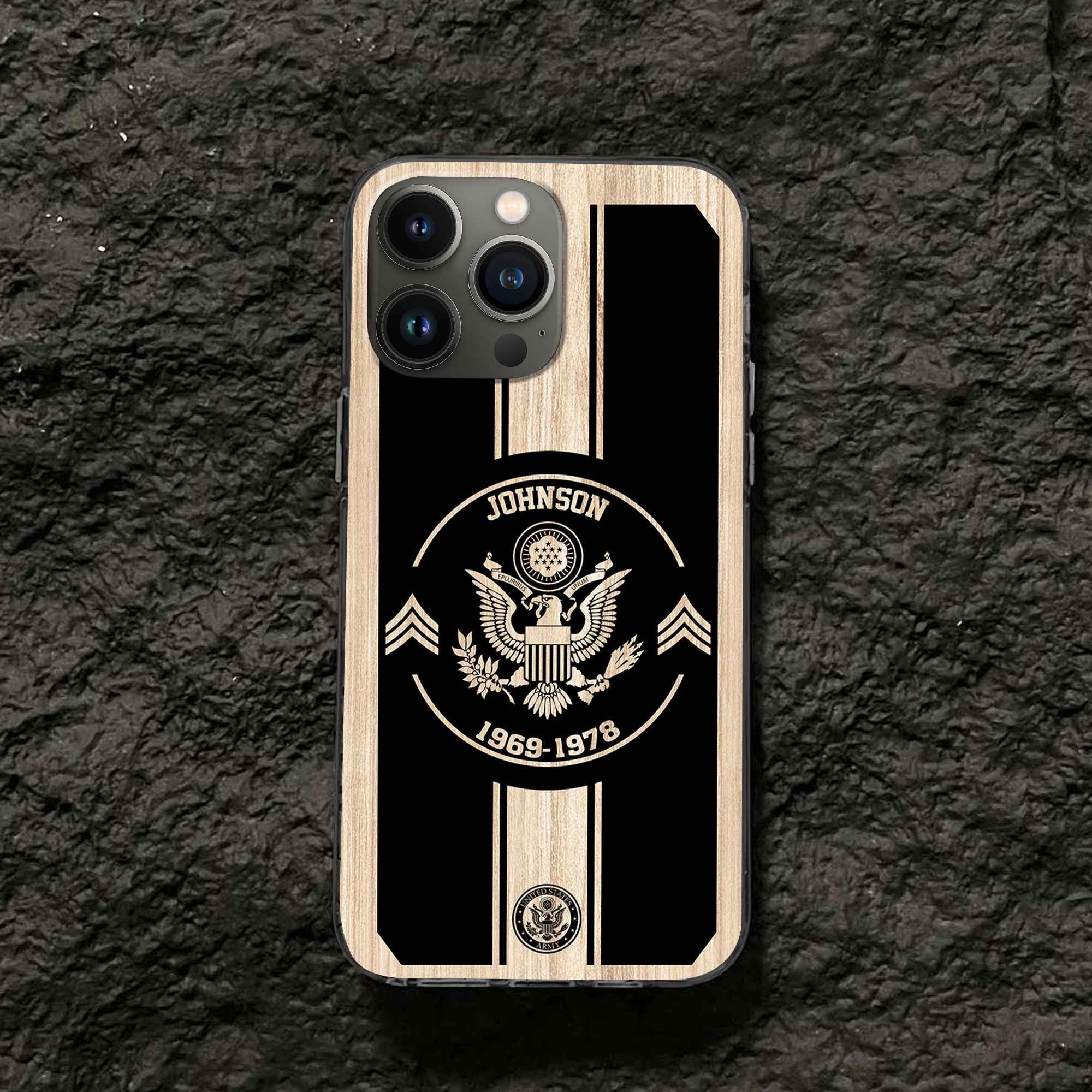 Premium Custom US Army Phone Case VPVC504101, Gifts For Army Veteran, Gifts For Dad, For Husband, Best Gifts On Father's Day, Armed Forces Day, Independence Day, Veterans Day.