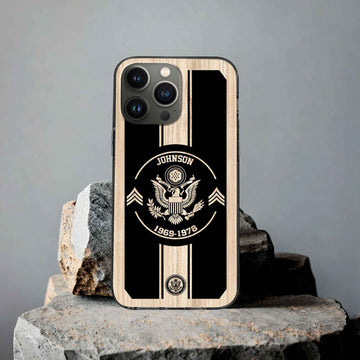 Premium Custom US Army Phone Case VPVC504101, Gifts For Army Veteran, Gifts For Dad, For Husband, Best Gifts On Father's Day, Armed Forces Day, Independence Day, Veterans Day.