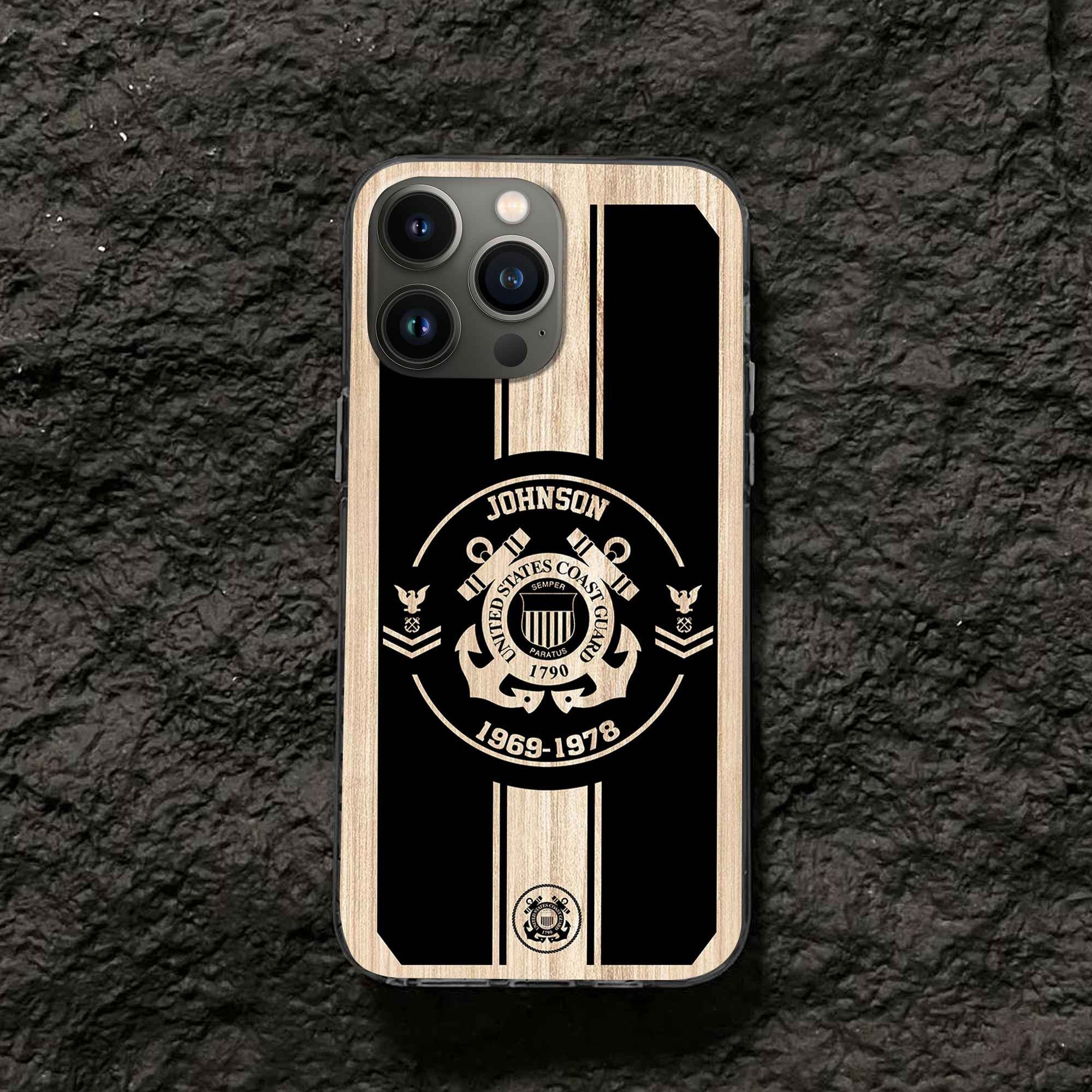 Premium Custom USCG Phone Case VPVC504105, Gifts For Coast Guard Veteran, Gifts For Dad, For Husband, Best Gifts On Father's Day, Armed Forces Day, Independence Day, Veterans Day.