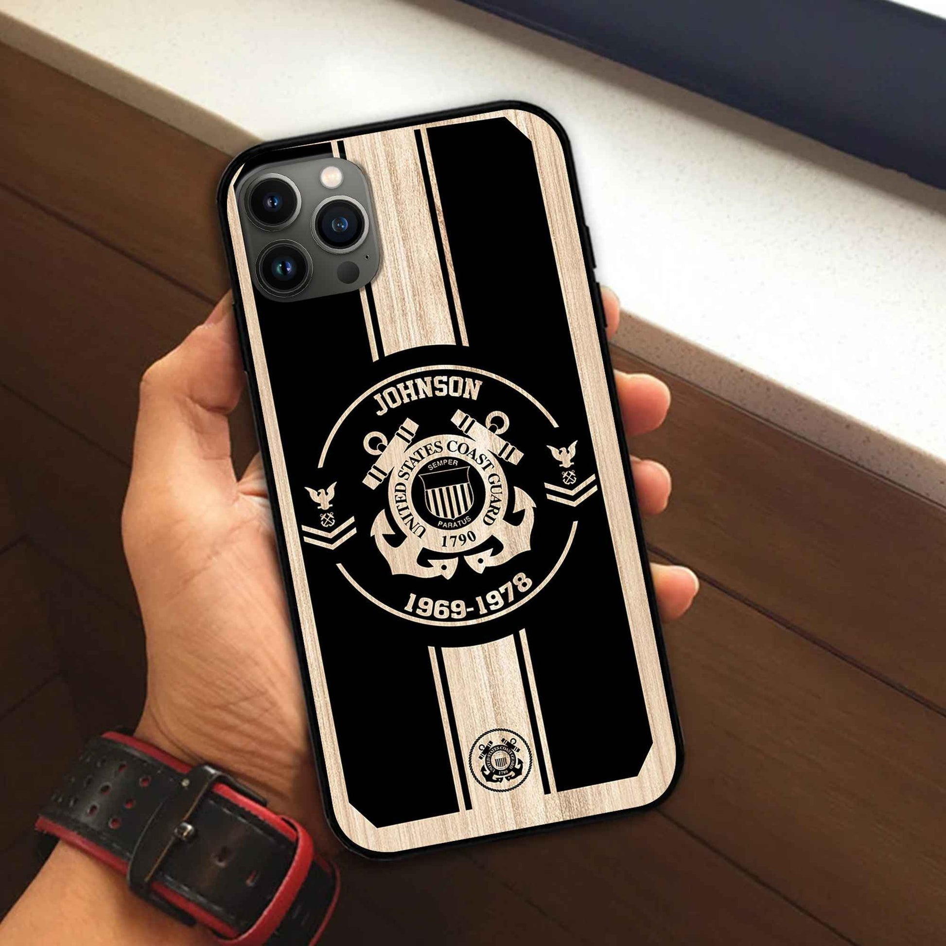 Premium Custom USCG Phone Case VPVC504105, Gifts For Coast Guard Veteran, Gifts For Dad, For Husband, Best Gifts On Father's Day, Armed Forces Day, Independence Day, Veterans Day.