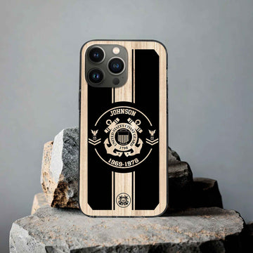 Premium Custom USCG Phone Case VPVC504105, Gifts For Coast Guard Veteran, Gifts For Dad, For Husband, Best Gifts On Father's Day, Armed Forces Day, Independence Day, Veterans Day.