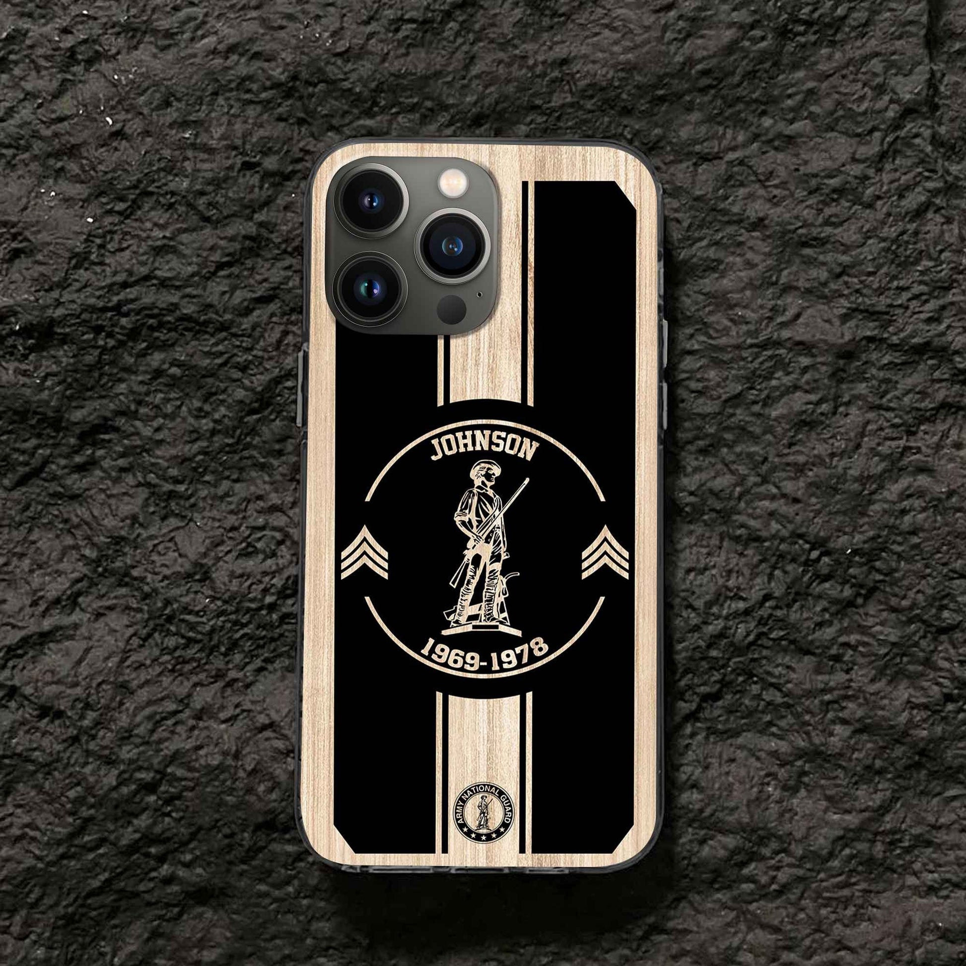 Premium Custom US Army National Guard Phone Case VPVC504108, Gifts For Army National Guard Veteran, Gifts For Dad, For Husband, Best Gifts On Father's Day, Armed Forces Day, Independence Day, Veterans Day.