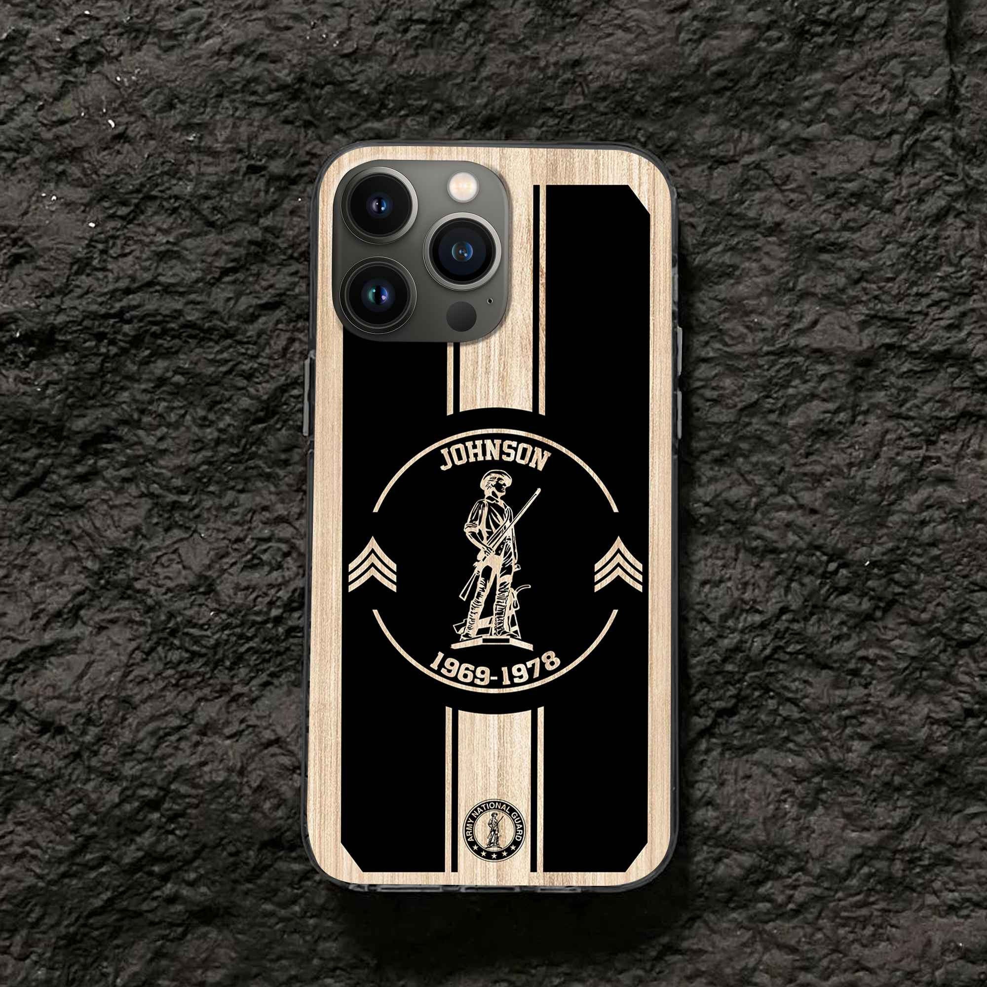 Premium Custom US Army National Guard Phone Case VPVC504108, Gifts For Army National Guard Veteran, Gifts For Dad, For Husband, Best Gifts On Father's Day, Armed Forces Day, Independence Day, Veterans Day.