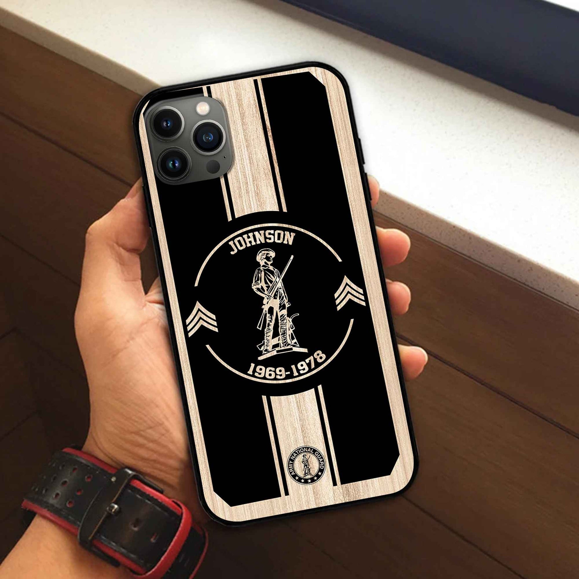 Premium Custom US Army National Guard Phone Case VPVC504108, Gifts For Army National Guard Veteran, Gifts For Dad, For Husband, Best Gifts On Father's Day, Armed Forces Day, Independence Day, Veterans Day.