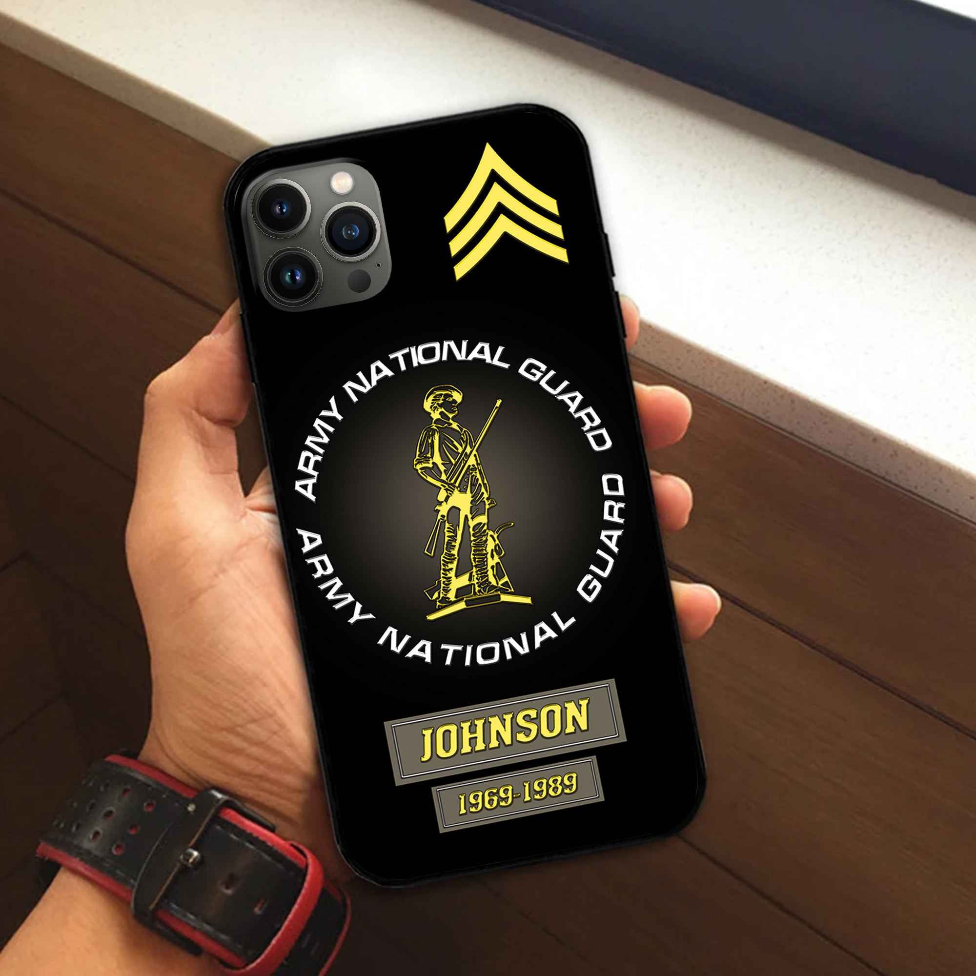 US Army National Guard Custom Phone Case VPVC504408, Gifts For Army National Guard Veteran, Best Gifts On Father's Day, Armed Forces Day, Independence Day, Veterans Day.