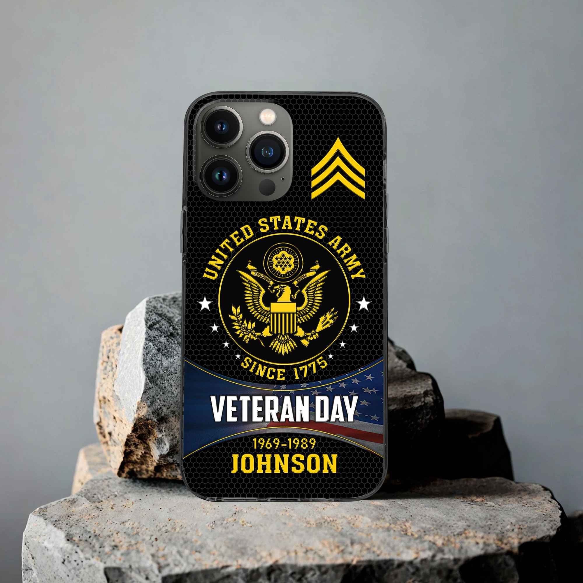 Premium Custom US Army Phone Case VPVC504601, Gifts For Army Veteran, Gifts For Dad, For Husband, Best Gifts On Father's Day, Armed Forces Day, Independence Day, Veterans Day.