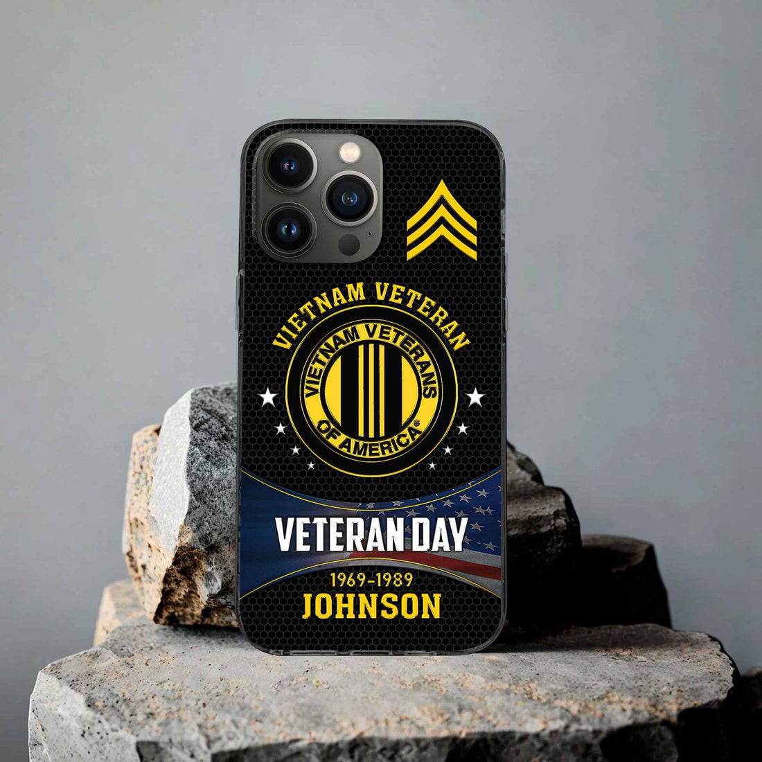 Premium Custom Vietnam Veteran Phone Case VPVC504606, Gifts For Vietnam Veteran, Gifts For Dad, For Husband, Best Gifts On Father's Day, Armed Forces Day, Independence Day, Veterans Day.
