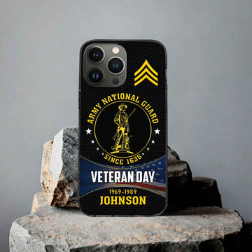 Premium Custom US Army National Guard Phone Case VPVC504608, Gifts For Army National Guard Veteran, Gifts For Dad, For Husband, Best Gifts On Father's Day, Armed Forces Day, Independence Day, Veterans Day.
