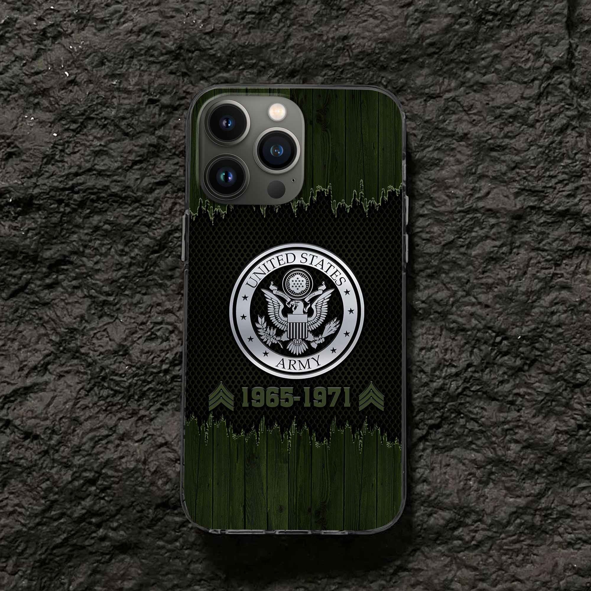 Premium Custom US Army Phone Case VPVC504801, Gifts For Army Veteran, Best Gifts On Father's Day, Armed Forces Day, Independence Day, Veterans Day.