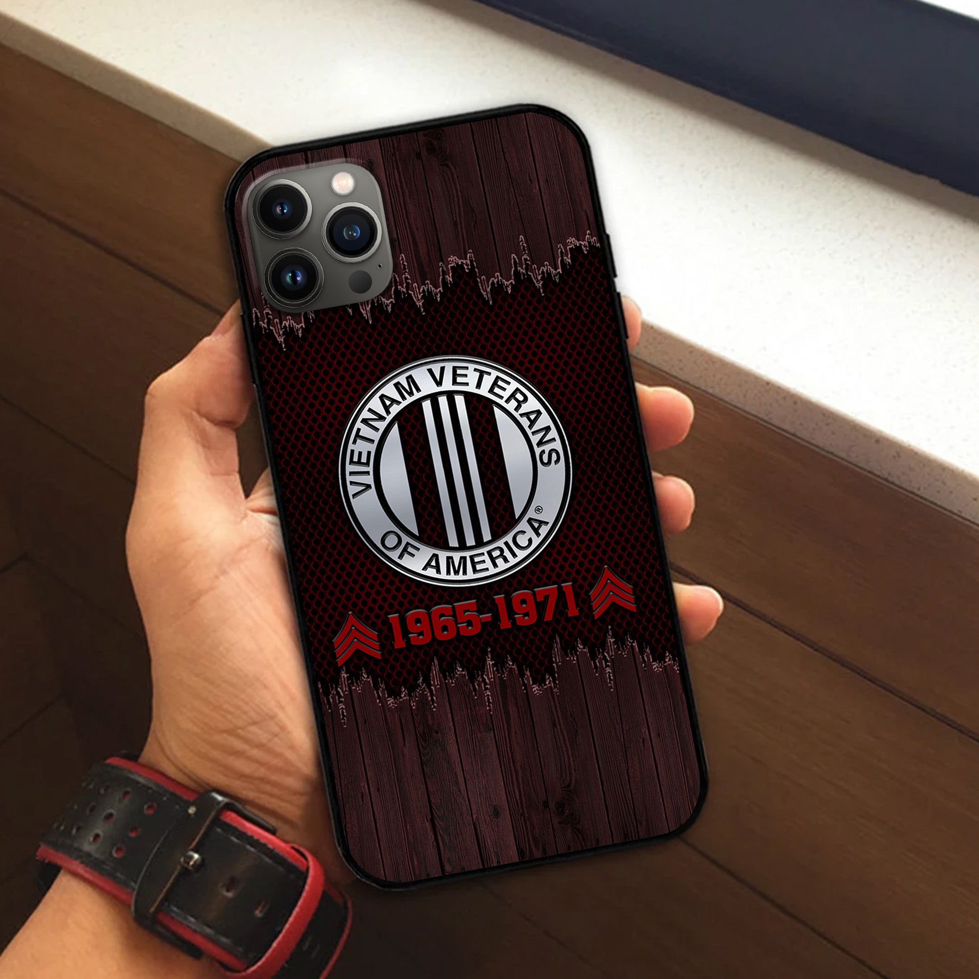 Premium Custom Vietnam Veteran Phone Case VPVC504806, Gifts For Vietnam Veteran, Best Gifts On Father's Day, Armed Forces Day, Independence Day, Veterans Day.