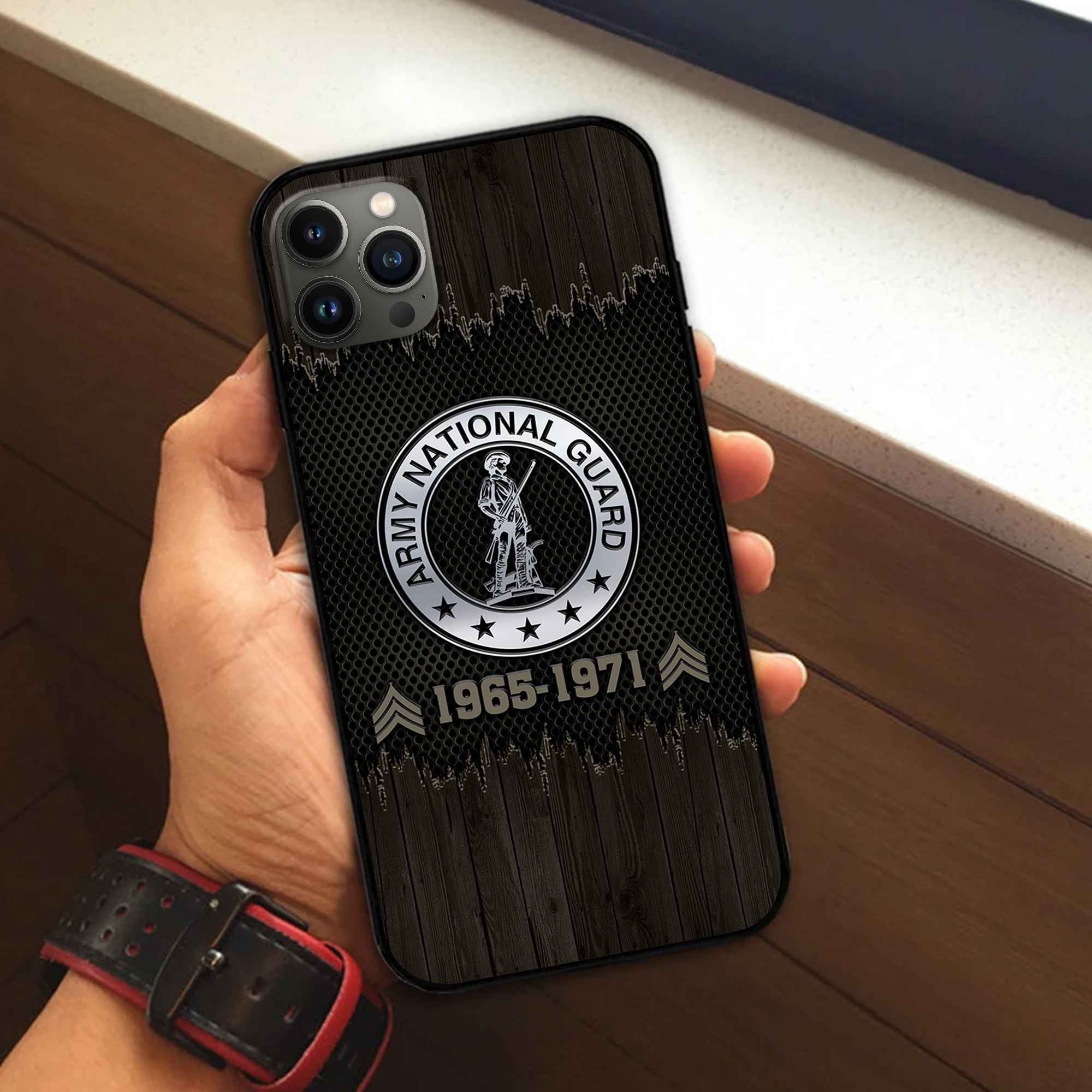 Premium Custom US Army National Guard Phone Case VPVC504808, Gifts For Army National Guard Veteran, Best Gifts On Father's Day, Armed Forces Day, Independence Day, Veterans Day.