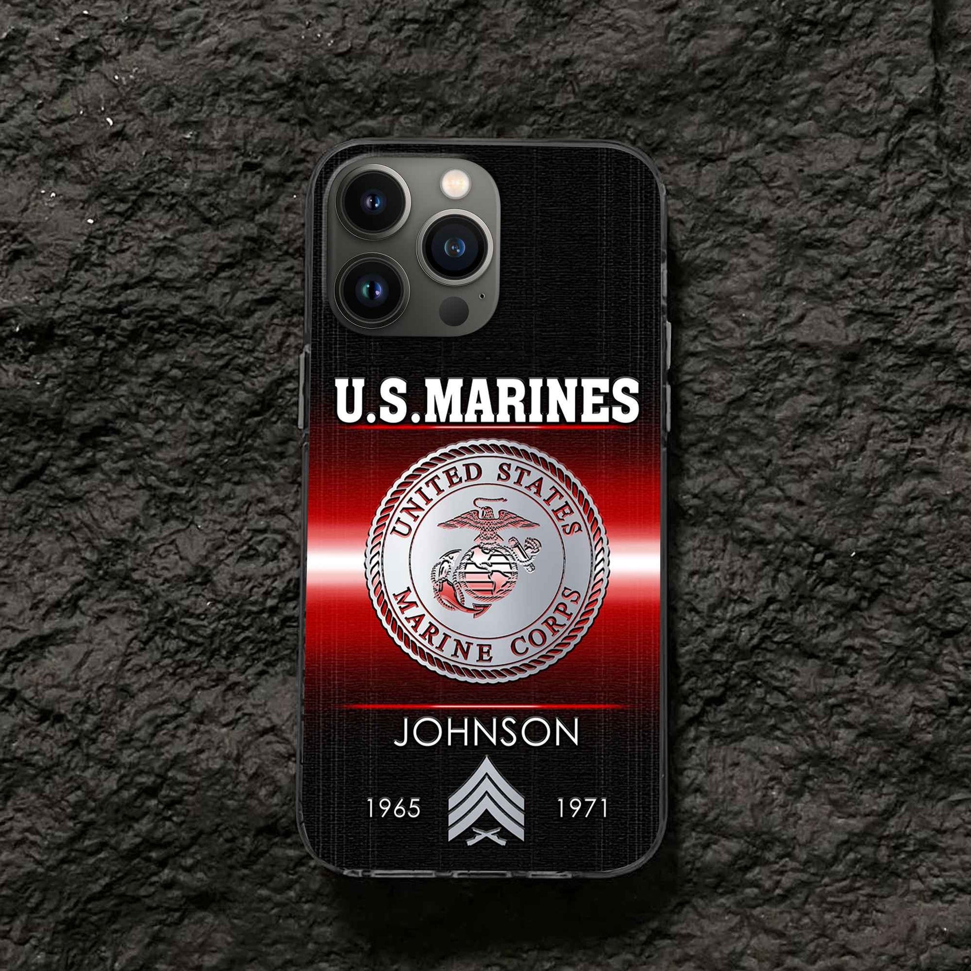 USMC Custom Phone Case VPVC504903, Gifts For Marine Veteran, Best Gifts On Father's Day, Armed Forces Day, Independence Day, Veterans Day.