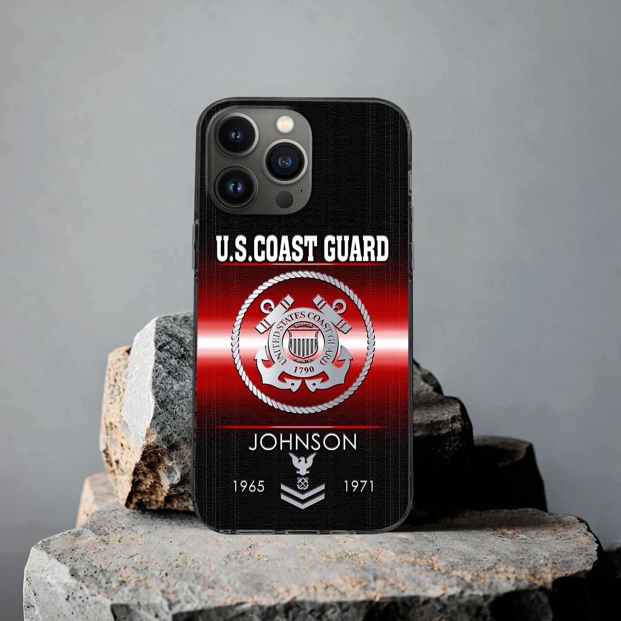 USCG Custom Phone Case VPVC504905, Gifts For Coast Guard Veteran, Best Gifts On Father's Day, Armed Forces Day, Independence Day, Veterans Day.