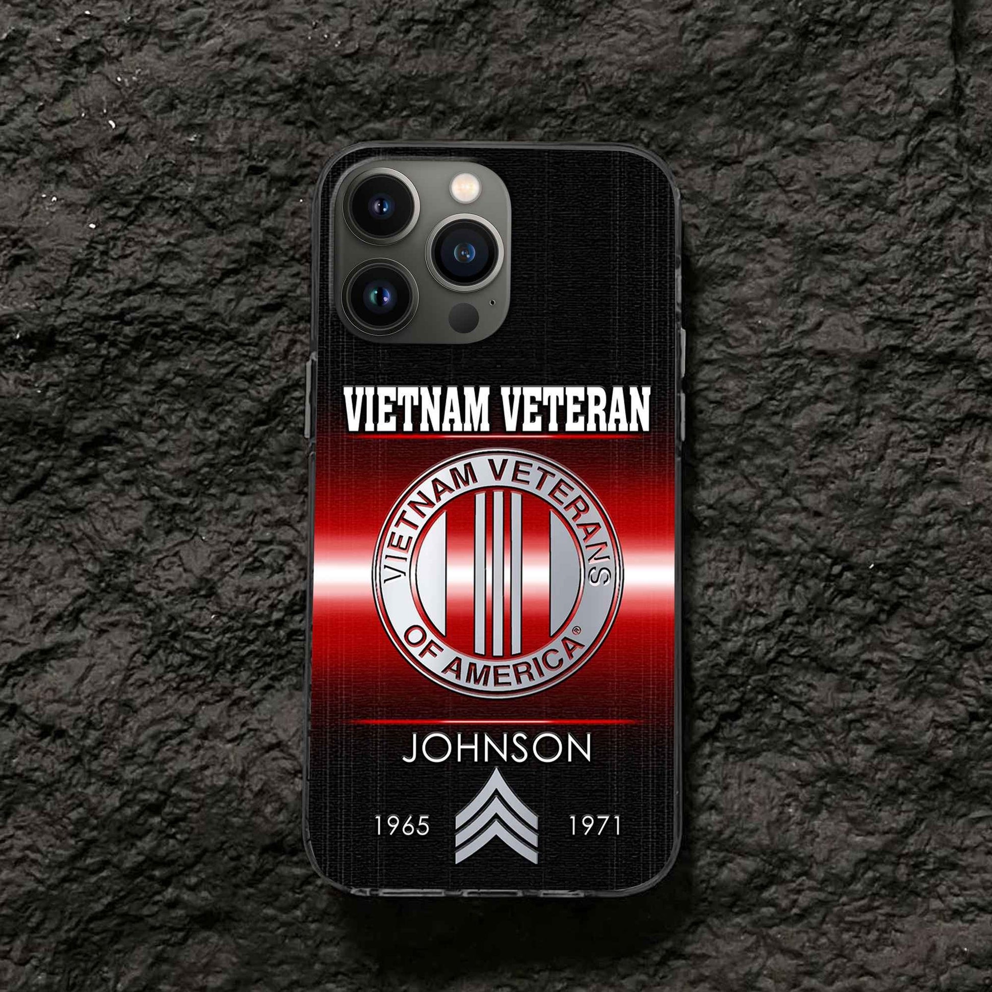 Vietnam Veteran Custom Phone Case VPVC504906, Gifts For Vietnam Veteran, Best Gifts On Father's Day, Armed Forces Day, Independence Day, Veterans Day.