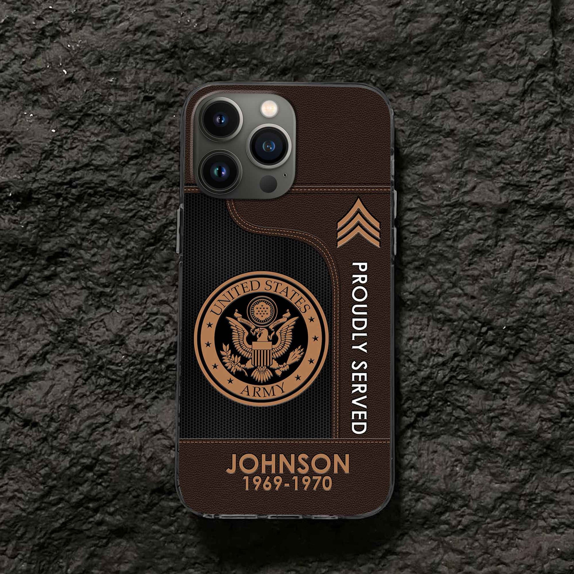 Premium Custom US Army Phone Case VPVC505101, Gifts For Army Veteran, Gifts For Dad, For Husband, Best Gifts On Father's Day, Armed Forces Day, Independence Day, Veterans Day.