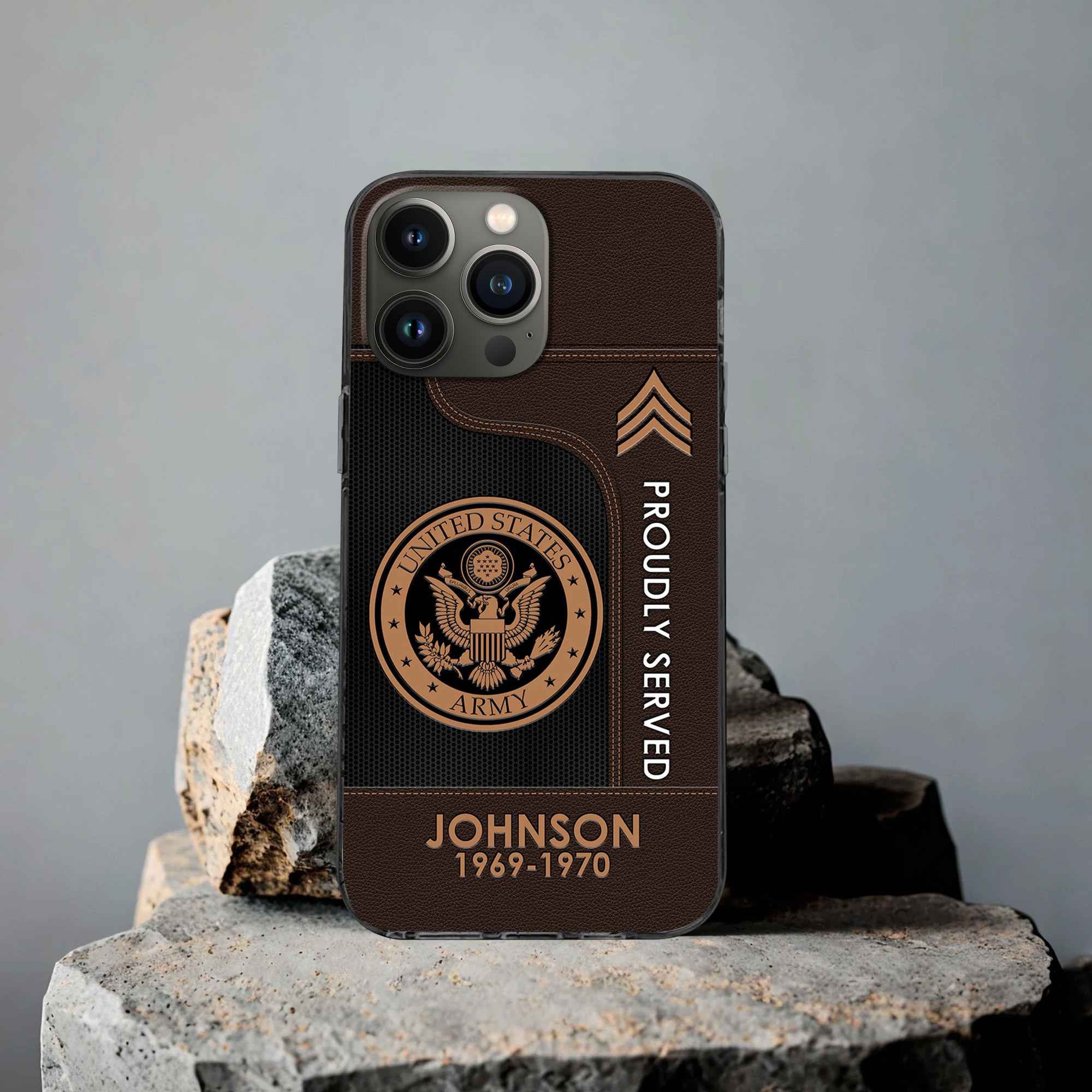 Premium Custom US Army Phone Case VPVC505101, Gifts For Army Veteran, Gifts For Dad, For Husband, Best Gifts On Father's Day, Armed Forces Day, Independence Day, Veterans Day.