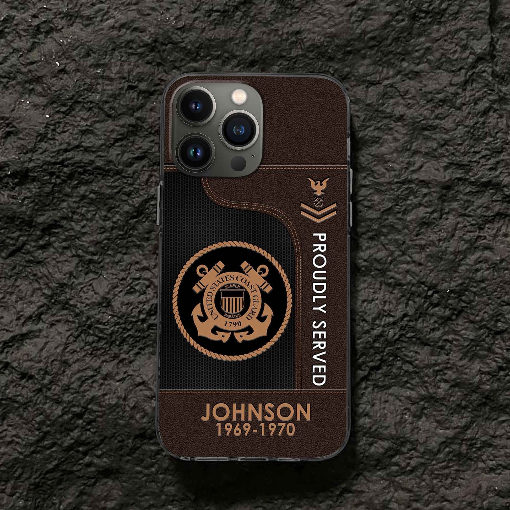 Premium Custom USCG Phone Case VPVC505105, Gifts For Coast Guard Veteran, Gifts For Dad, For Husband, Best Gifts On Father's Day, Armed Forces Day, Independence Day, Veterans Day.