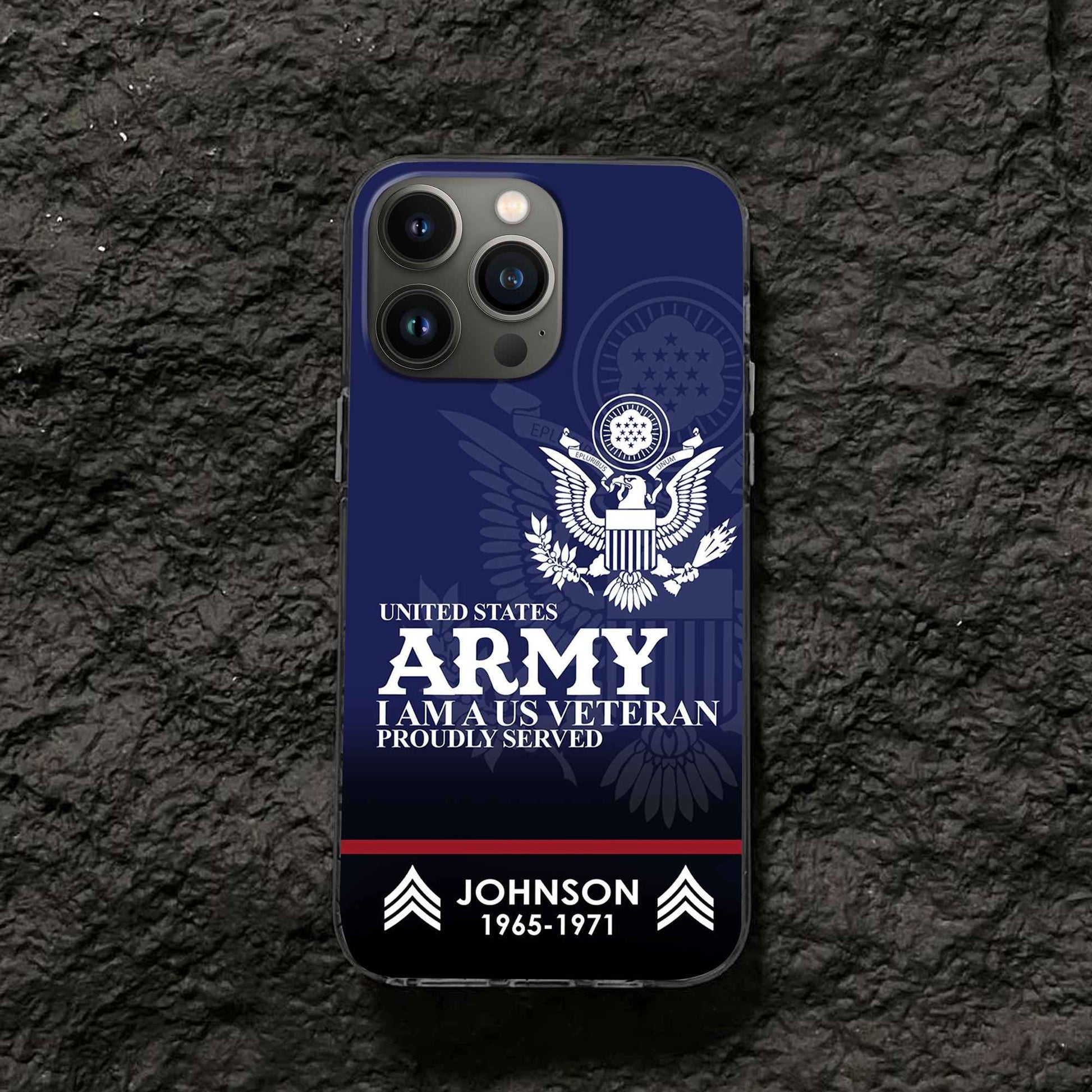 Premium Custom US Army Phone Case VPVC505301, Gifts For Army Veteran, Best Gifts On Father's Day, Armed Forces Day, Independence Day, Veterans Day.