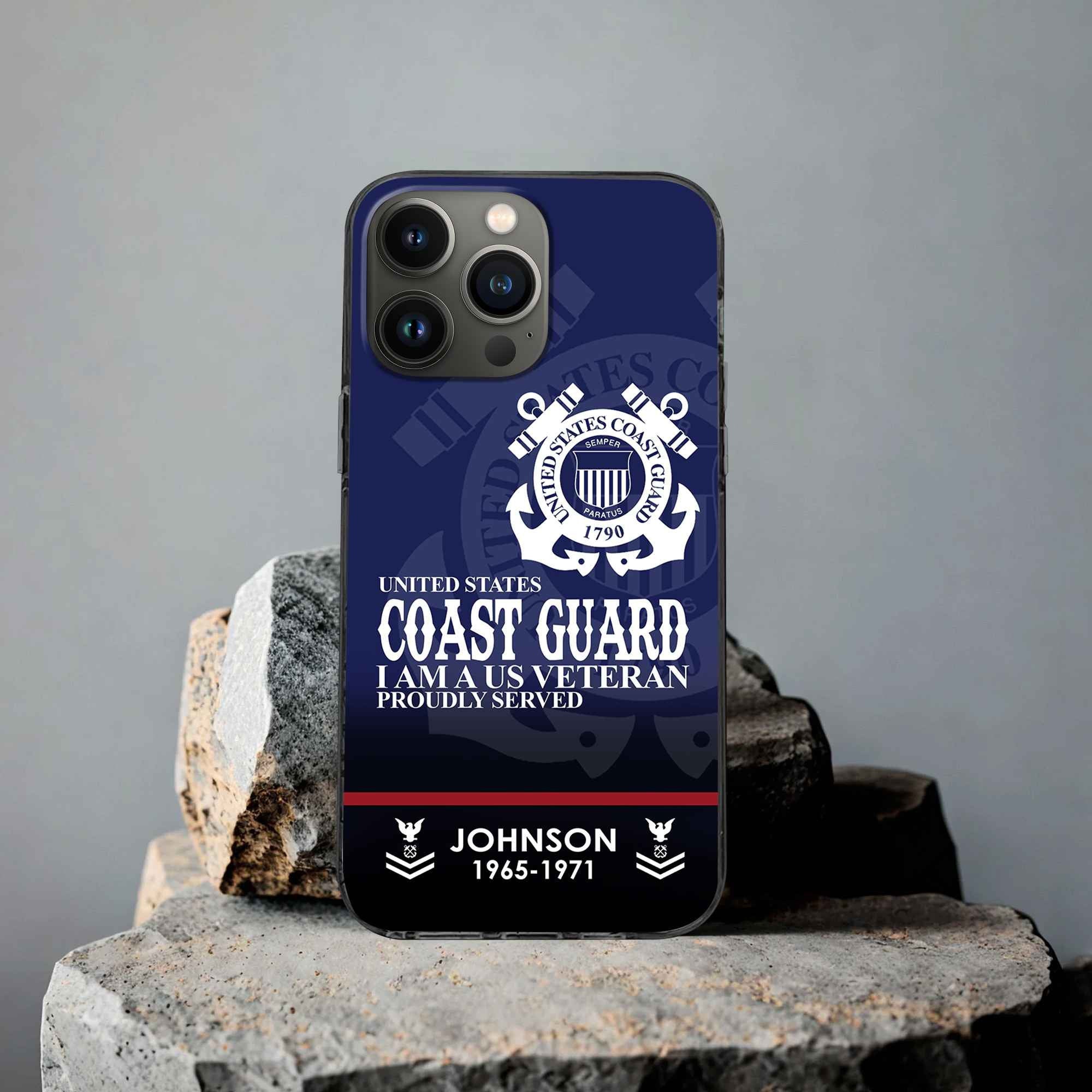 Premium Custom USCG Phone Case VPVC505305, Gifts For Coast Guard Veteran, Best Gifts On Father's Day, Armed Forces Day, Independence Day, Veterans Day.