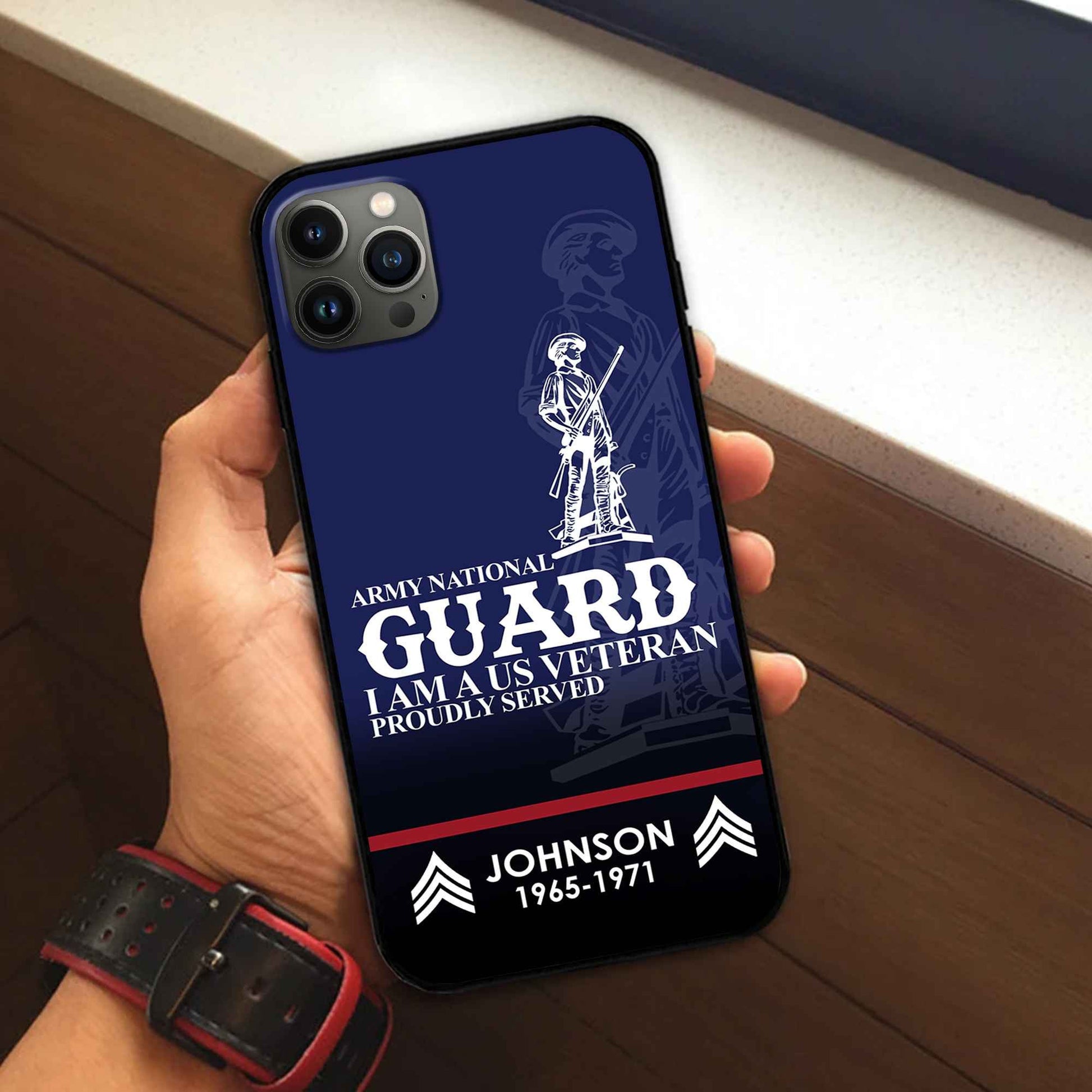 Premium Custom US Army National Guard Phone Case VPVC505308, Gifts For Army National Guard Veteran, Best Gifts On Father's Day, Armed Forces Day, Independence Day, Veterans Day.
