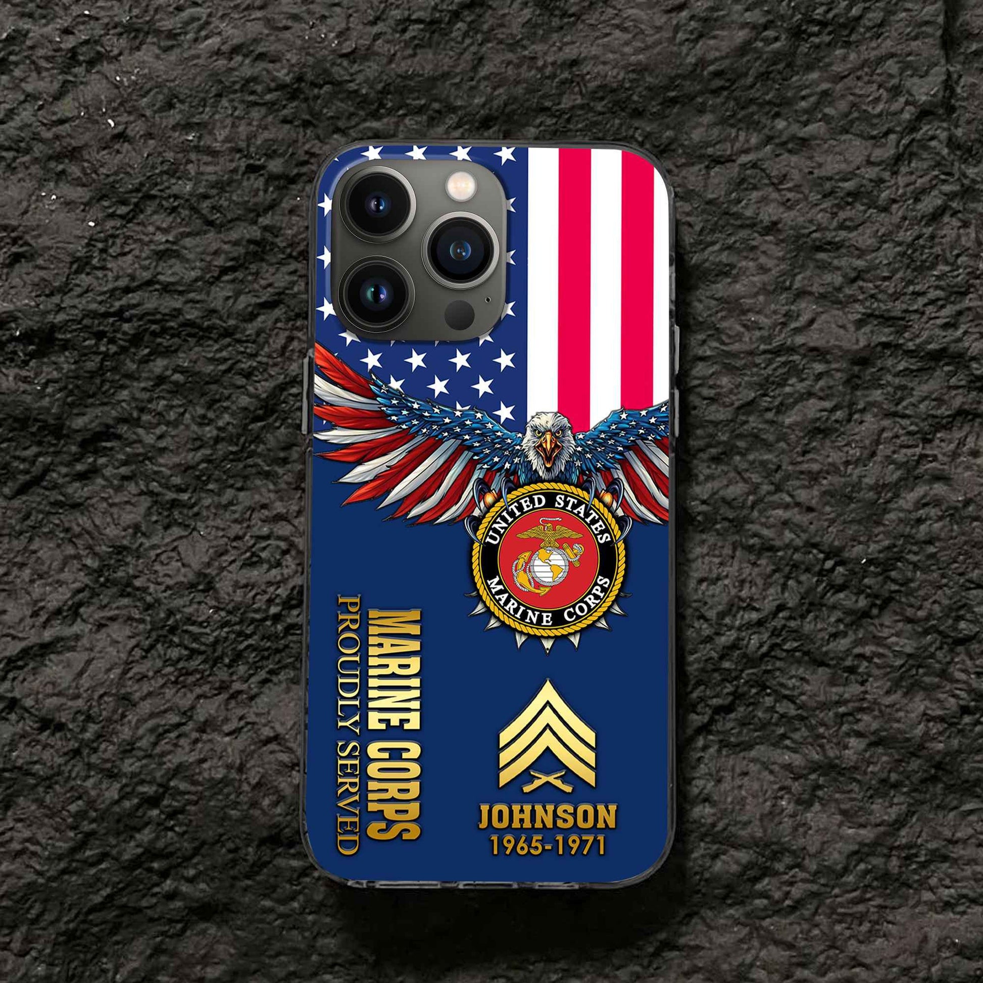 USMC Custom Phone Case VPVC505403, Gifts For Marine Veteran, Best Gifts On Father's Day, Armed Forces Day, Independence Day, Veterans Day.