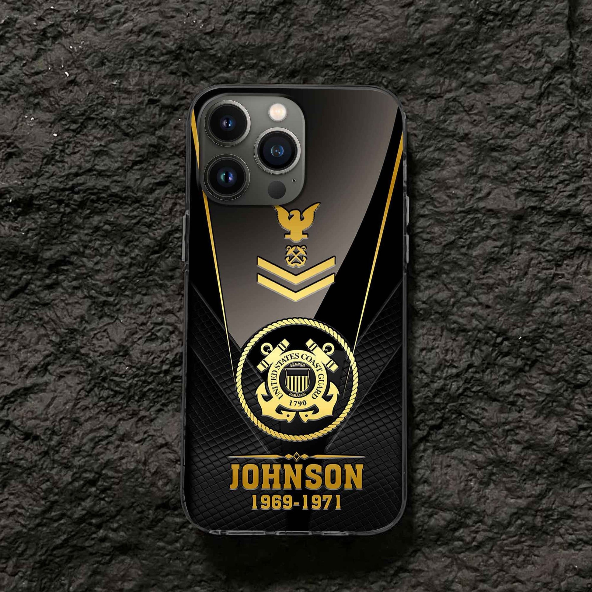 Premium Custom USCG Phone Case VPVC505605, Gifts For Coast Guard Veteran, Gifts For Dad, For Husband, Best Gifts On Father's Day, Armed Forces Day, Independence Day, Veterans Day.