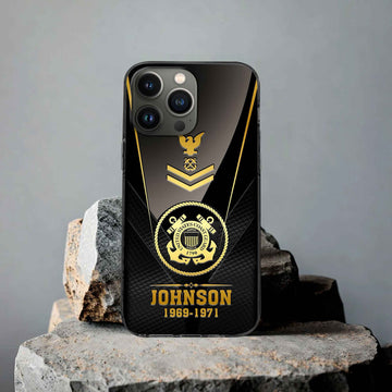 Premium Custom USCG Phone Case VPVC505605, Gifts For Coast Guard Veteran, Gifts For Dad, For Husband, Best Gifts On Father's Day, Armed Forces Day, Independence Day, Veterans Day.