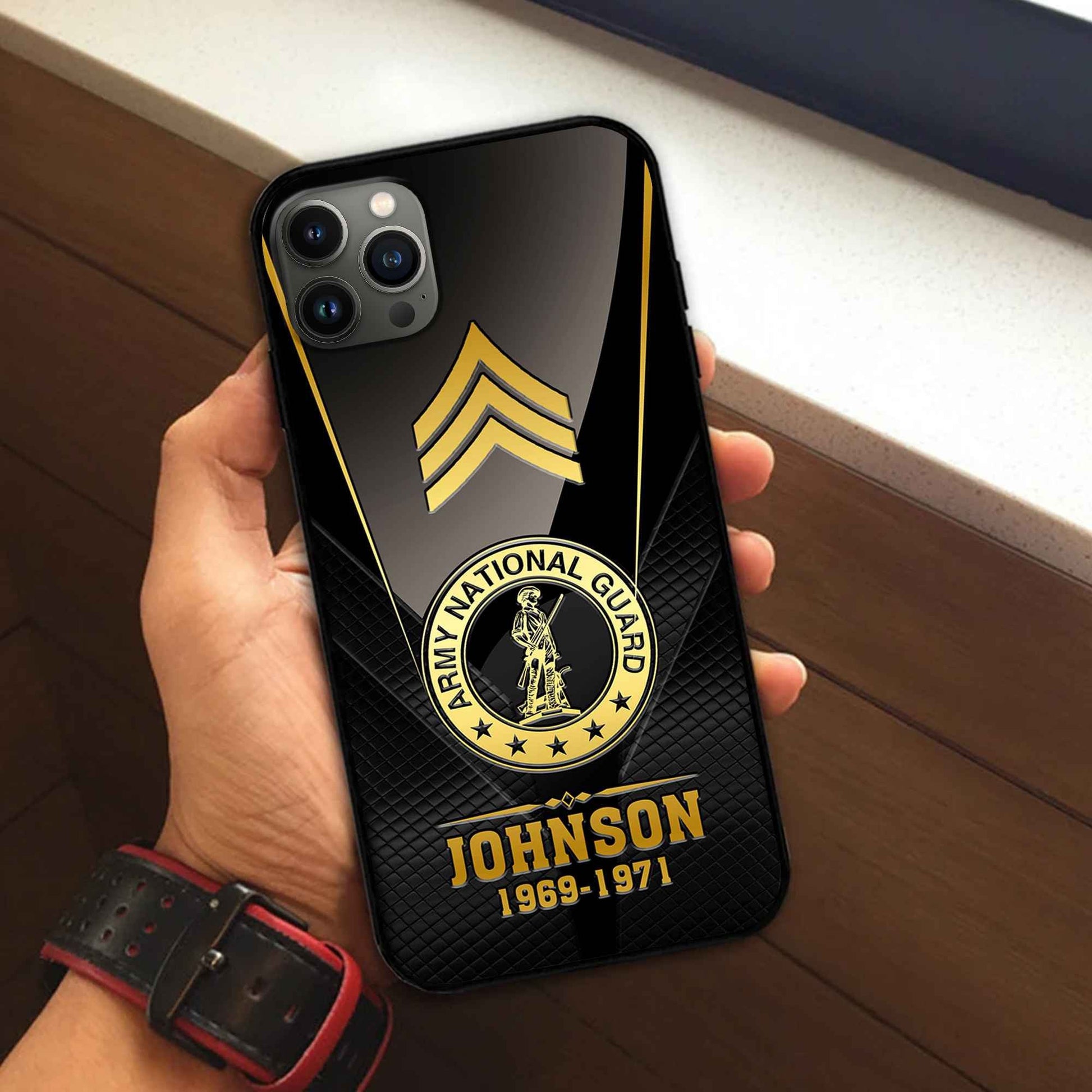 Premium Custom US Army National Guard Phone Case VPVC505608, Gifts For Army National Guard Veteran, Gifts For Dad, For Husband, Best Gifts On Father's Day, Armed Forces Day, Independence Day, Veterans Day.
