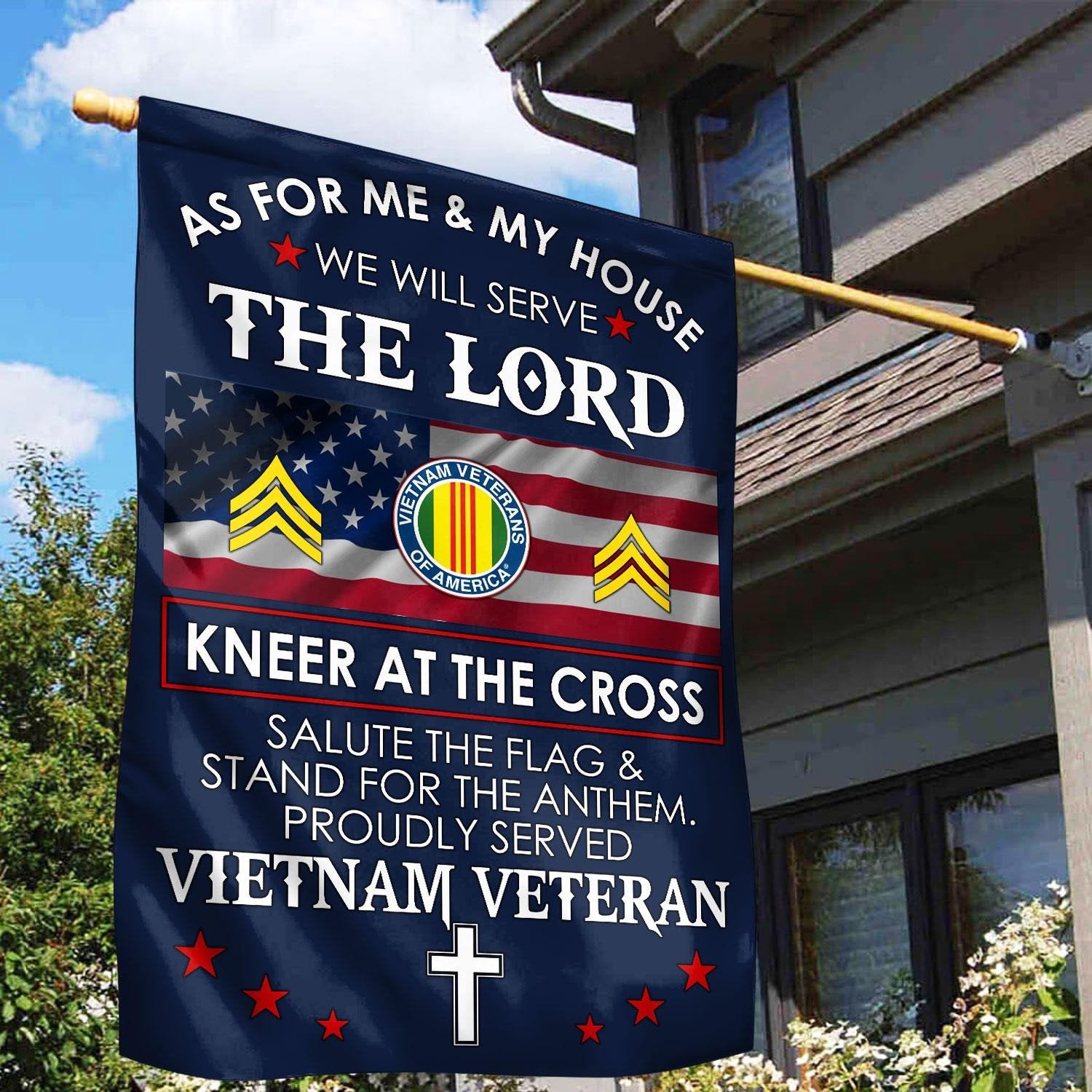 Premium Custom Vietnam Veteran Flag VPVC110006, Gifts For Vietnam Veteran, American Flag, Patriotic Flag, Garden Flag, House Flag, Best Gifts On Father's Day, Independence Day, Veterans Day.
