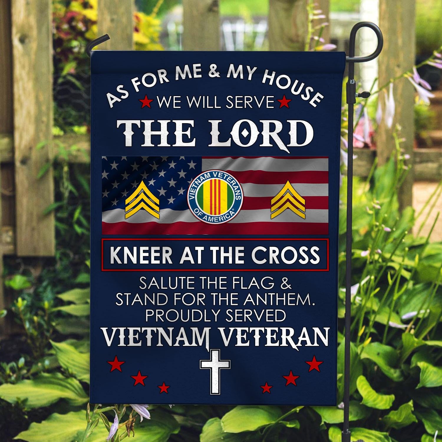 Premium Custom Vietnam Veteran Flag VPVC110006, Gifts For Vietnam Veteran, American Flag, Patriotic Flag, Garden Flag, House Flag, Best Gifts On Father's Day, Independence Day, Veterans Day.