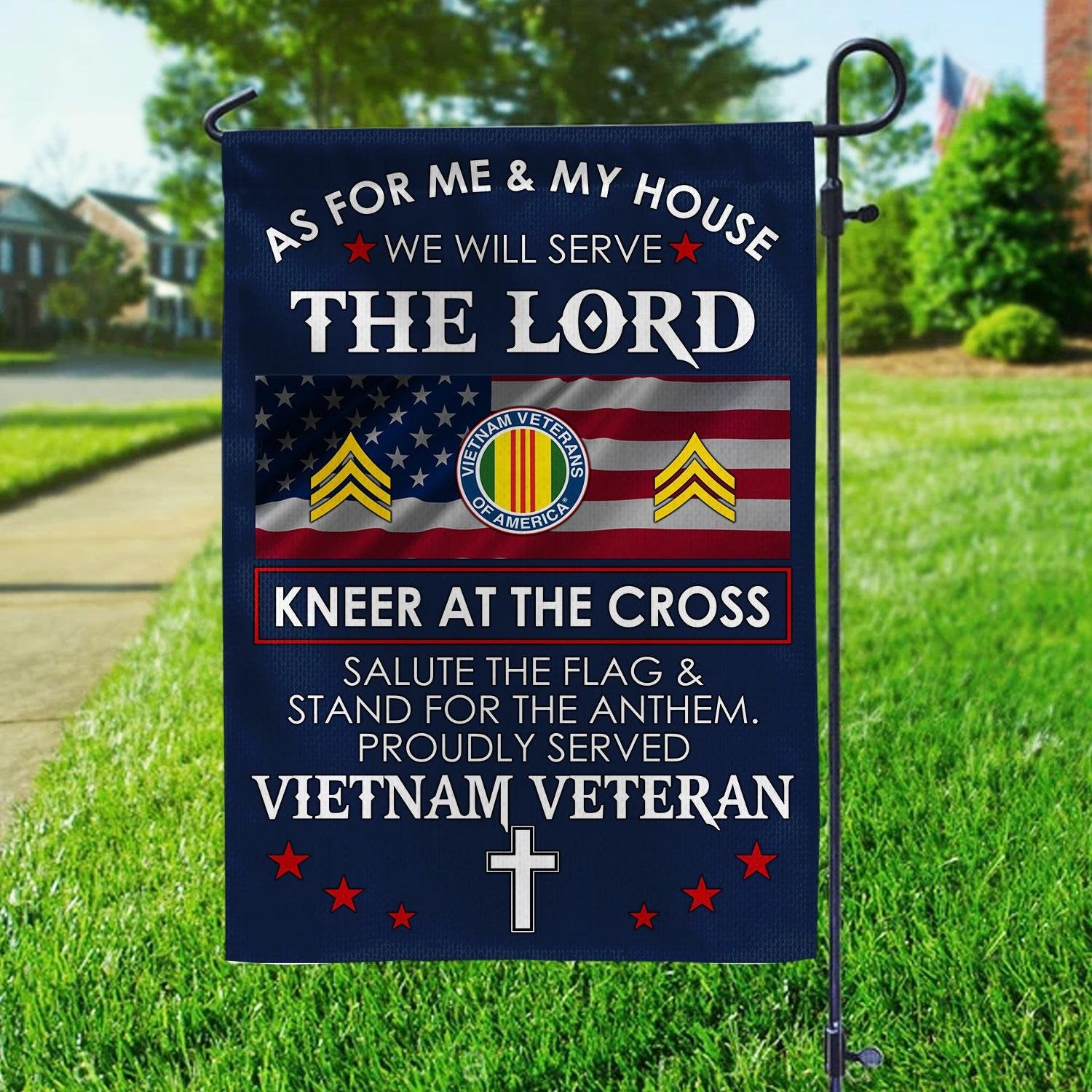 Premium Custom Vietnam Veteran Flag VPVC110006, Gifts For Vietnam Veteran, American Flag, Patriotic Flag, Garden Flag, House Flag, Best Gifts On Father's Day, Independence Day, Veterans Day.