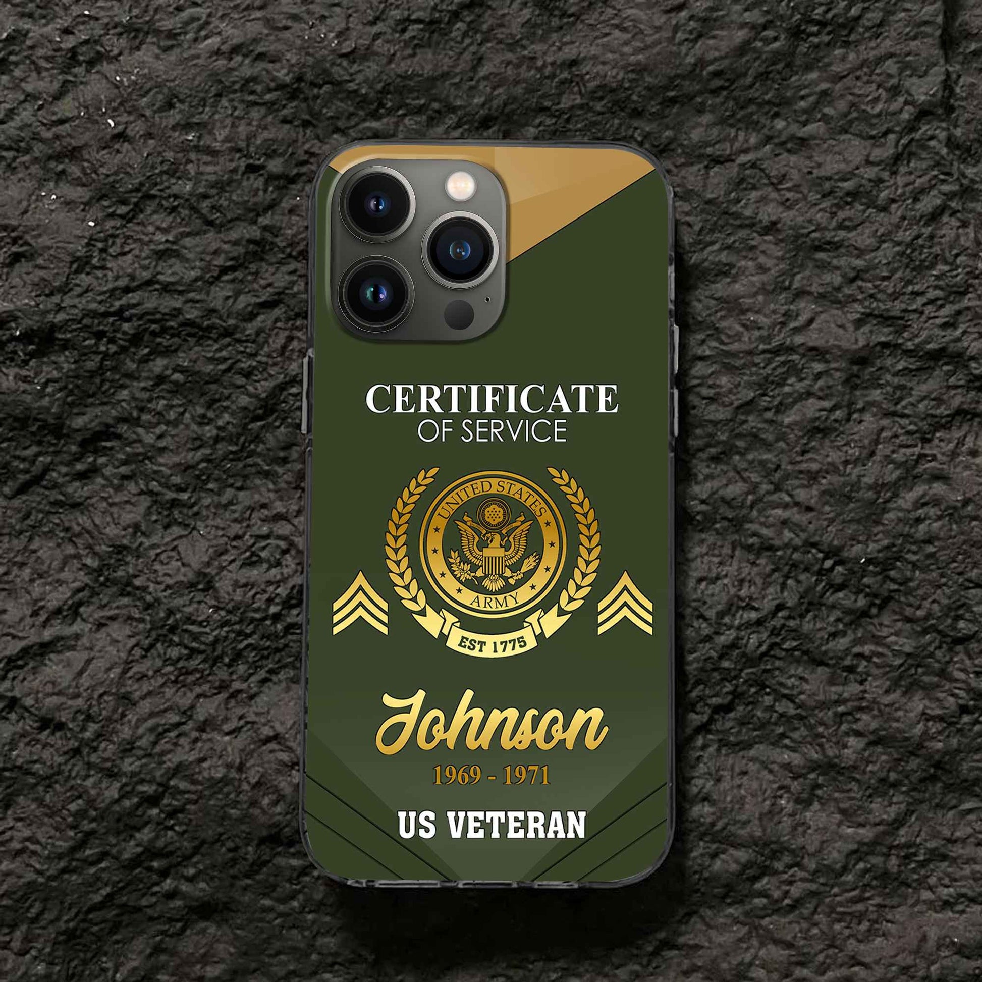 Premium Custom US Army Phone Case VPVC505801, Gifts For Army Veteran, Best Gifts On Father's Day, Armed Forces Day, Independence Day, Veterans Day.