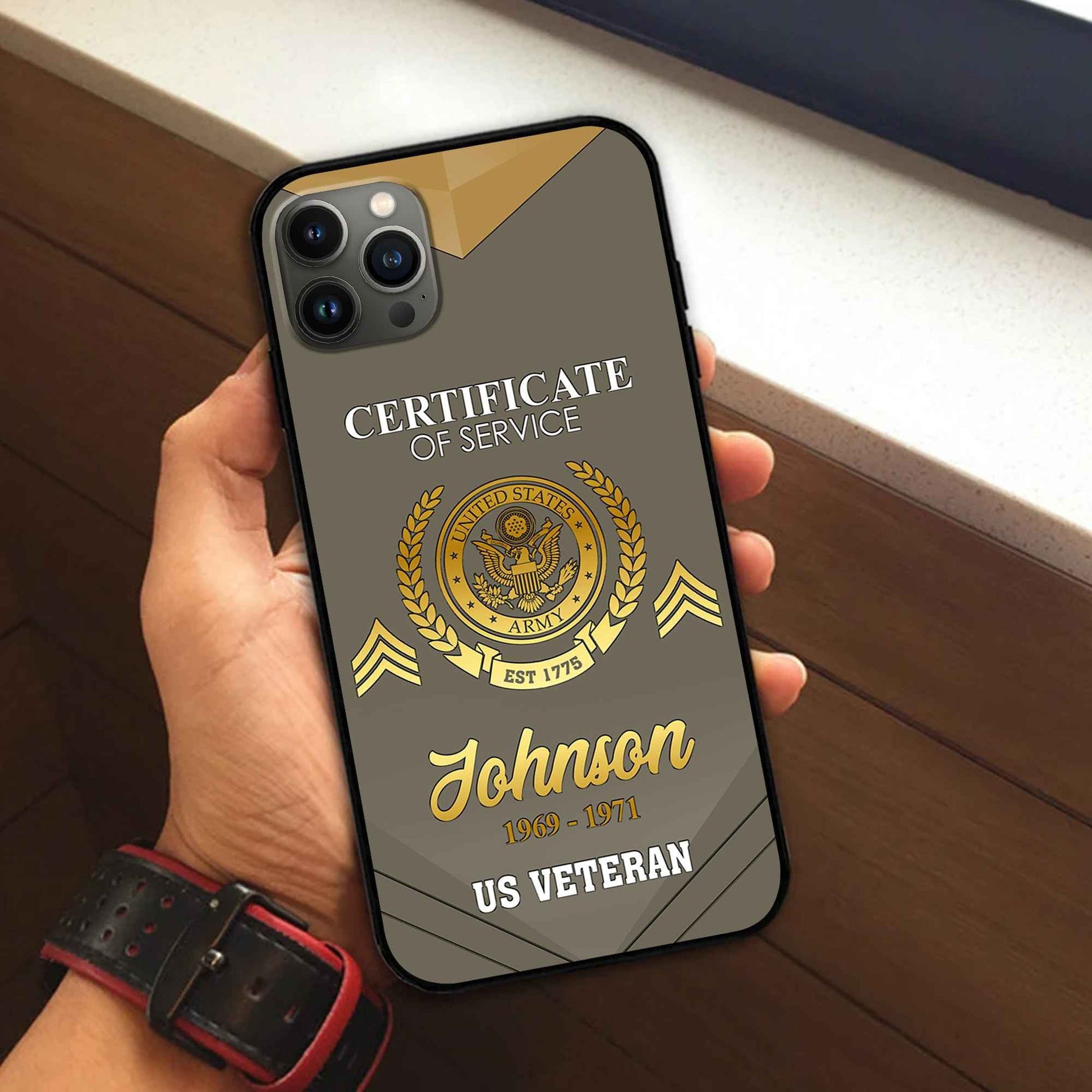 Premium Custom US Army Phone Case VPVC505810, Gifts For Army Veteran, Best Gifts On Father's Day, Armed Forces Day, Independence Day, Veterans Day.
