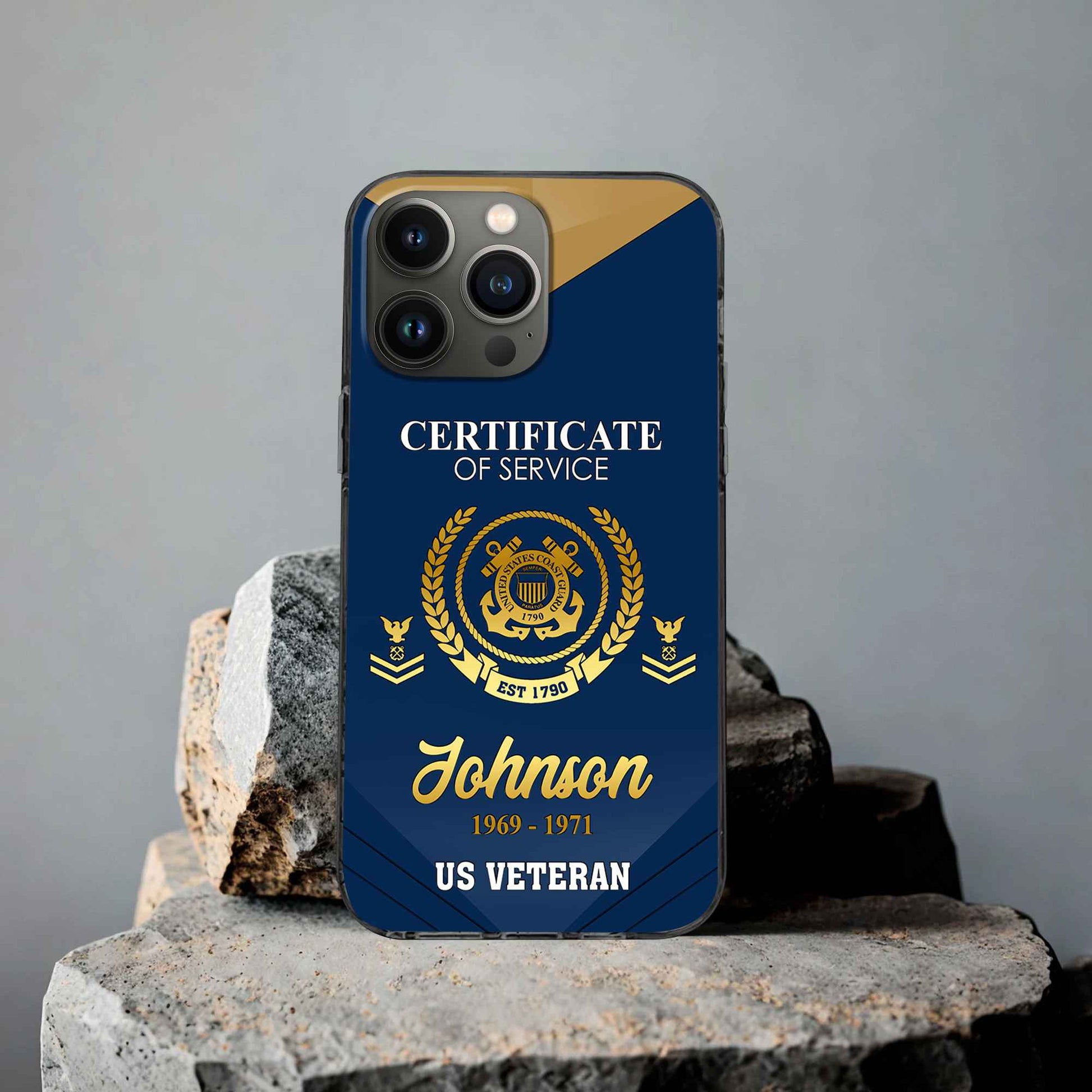 Premium Custom USCG Phone Case VPVC505805, Gifts For Coast Guard Veteran, Best Gifts On Father's Day, Armed Forces Day, Independence Day, Veterans Day.