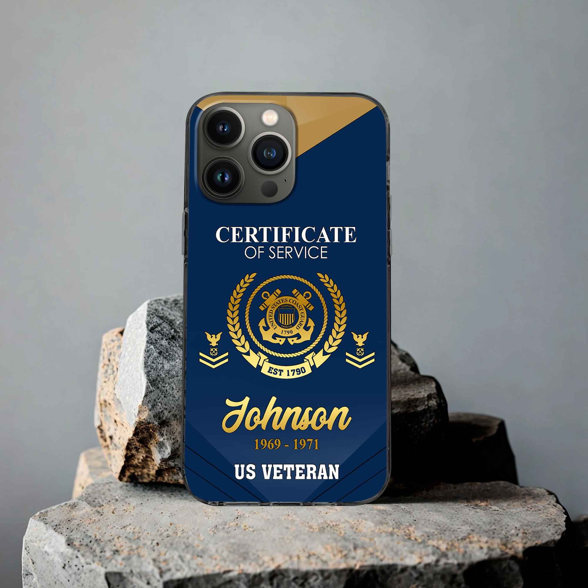 Premium Custom USCG Phone Case VPVC505805, Gifts For Coast Guard Veteran, Best Gifts On Father's Day, Armed Forces Day, Independence Day, Veterans Day.