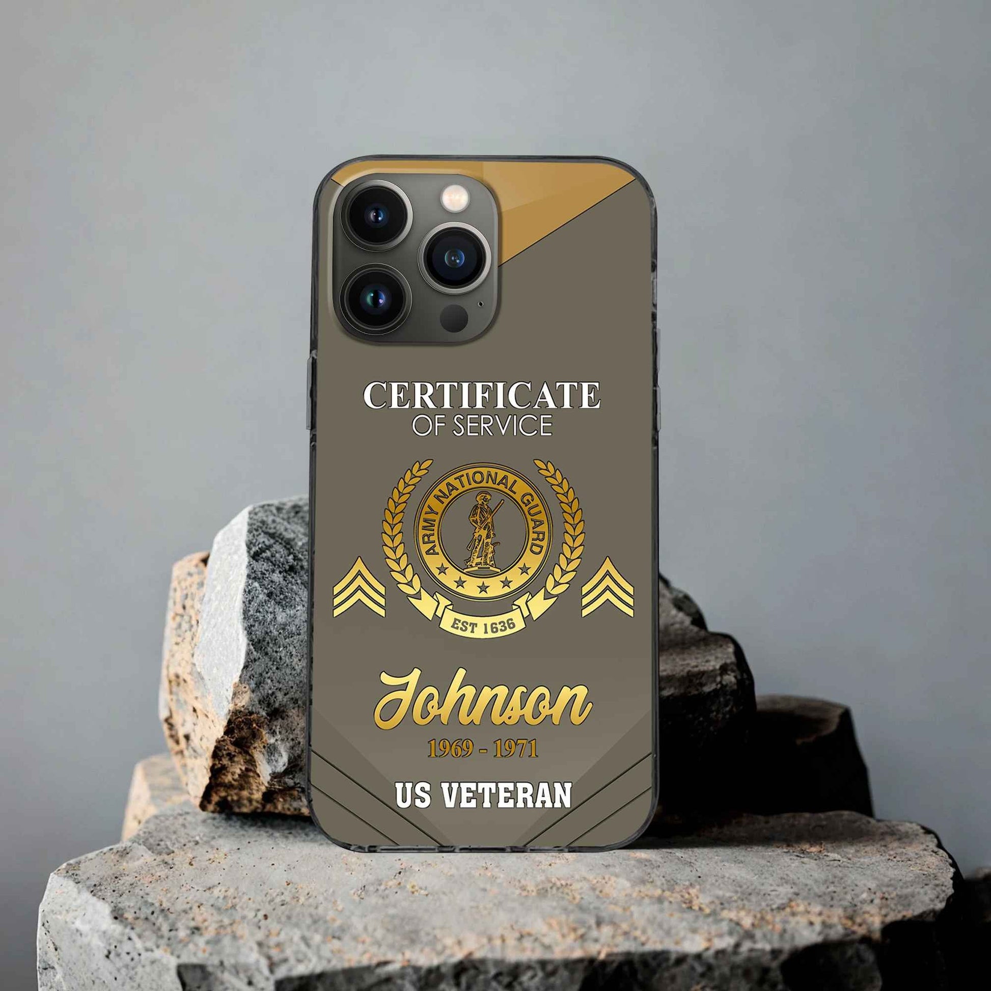 Premium Custom US Army National Guard Phone Case VPVC505808, Gifts For Army National Guard Veteran, Best Gifts On Father's Day, Armed Forces Day, Independence Day, Veterans Day.