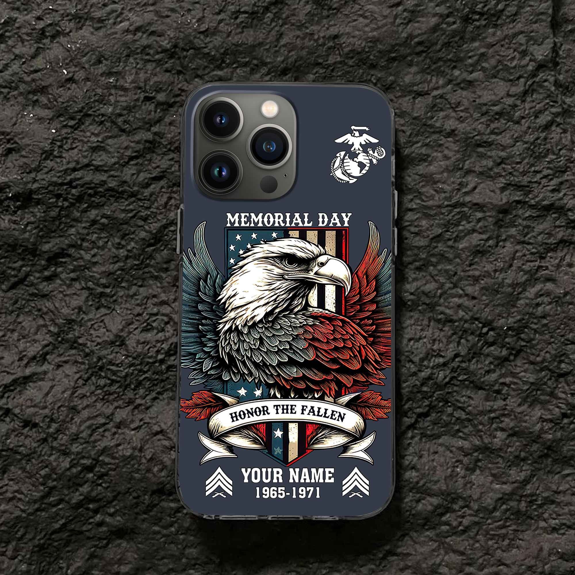 USMC Custom Phone Case VPVC505903, Gifts For Marine Veteran, Best Gifts On Father's Day, Armed Forces Day, Independence Day, Veterans Day.