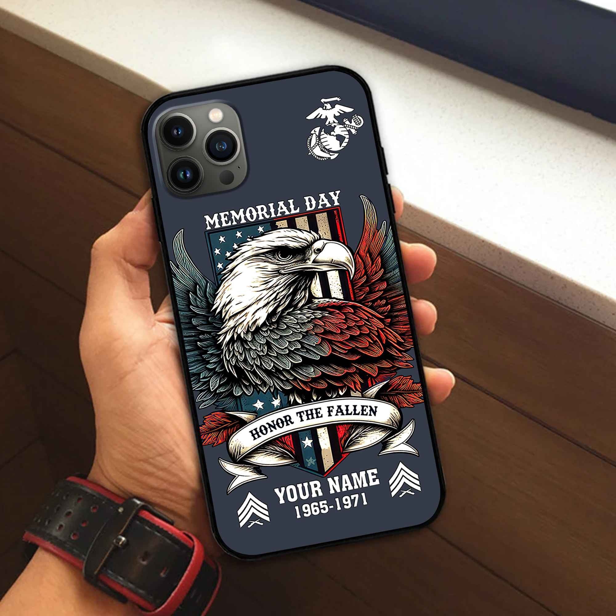 USMC Custom Phone Case VPVC505903, Gifts For Marine Veteran, Best Gifts On Father's Day, Armed Forces Day, Independence Day, Veterans Day.